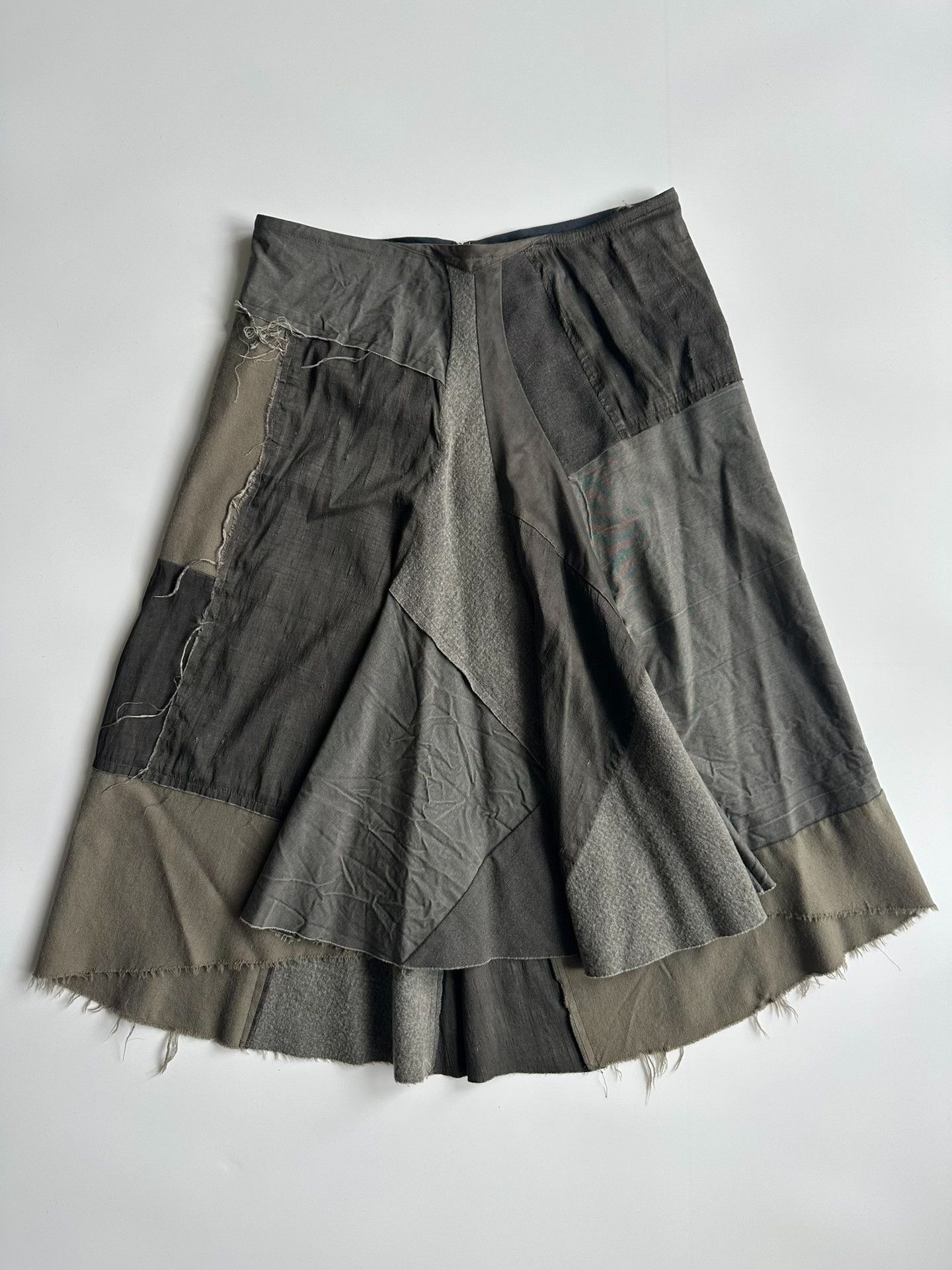 Junya Watanabe JUNYA WATANABE 02AW Spliced Skirt| Size 26" / US 2 / IT 38 - 2 Thumbnail