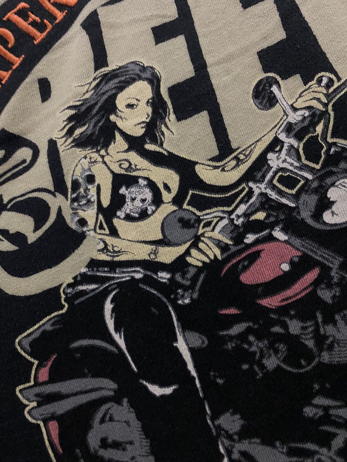 Hysteric Glamour × Japanese Brand × Vintage Japan Pasadana Freeway Tattoo Sexy Girl Longsleeve Size US L / EU 52-54 / 3 - 11 Thumbnail