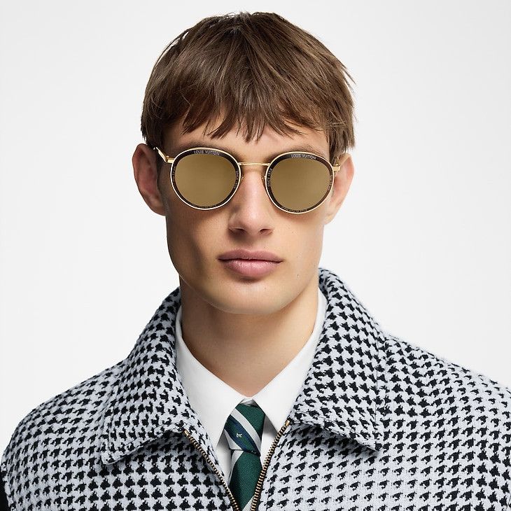 Louis Vuitton LV Super Vision Metal Round Sunglasses Size ONE SIZE - 5 Thumbnail