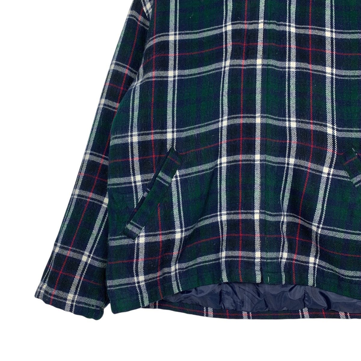 Vintage ZIPPO Green Checked Zipper Hoodie Jacket #2262-C100 Size US L / EU 52-54 / 3 - 3 Thumbnail