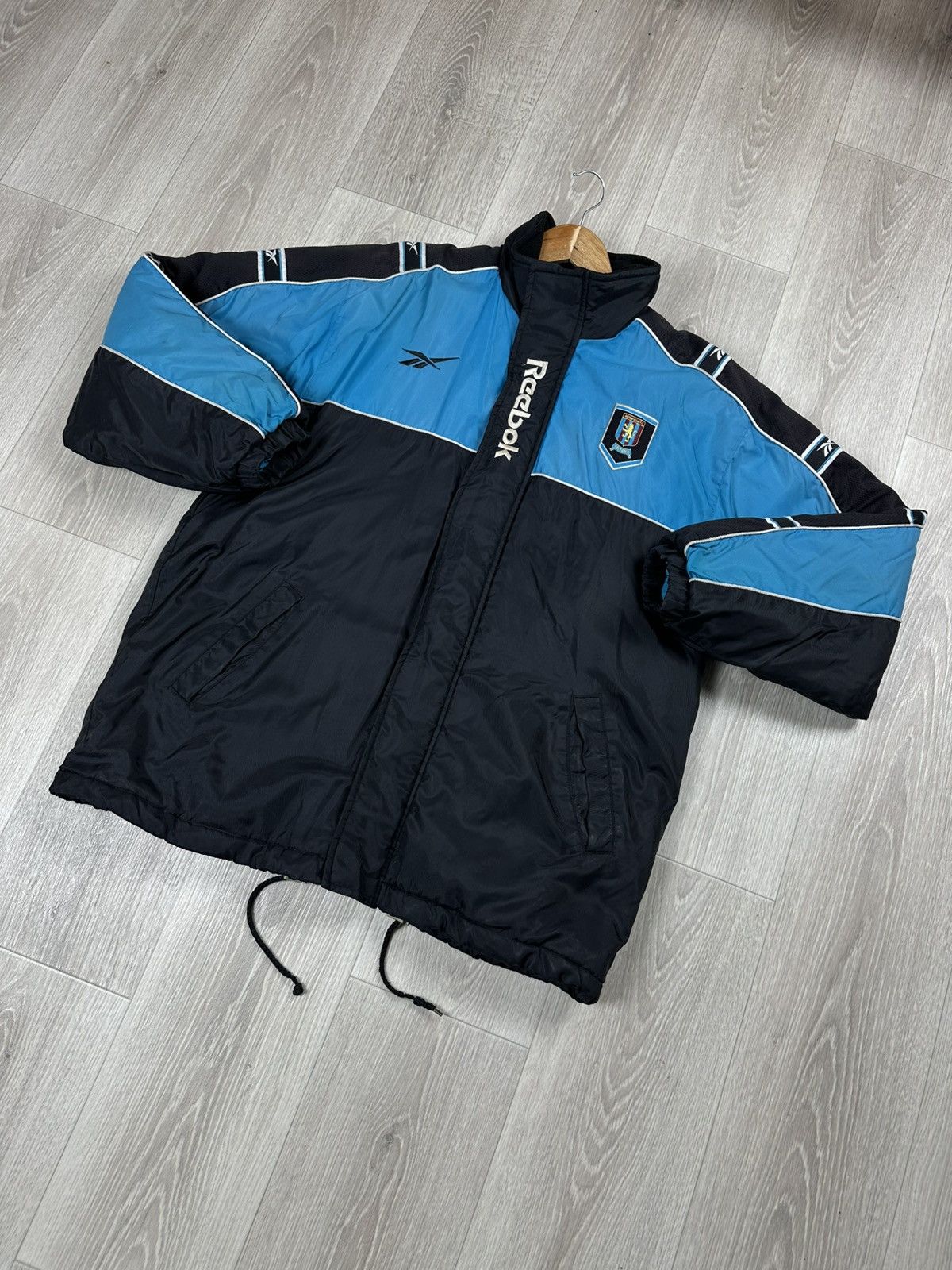 Reebok × Vintage Aston Villa football jacket 1998-99 Reebok Black Blue Adults Size US M / EU 48-50 / 2 - 3 Thumbnail
