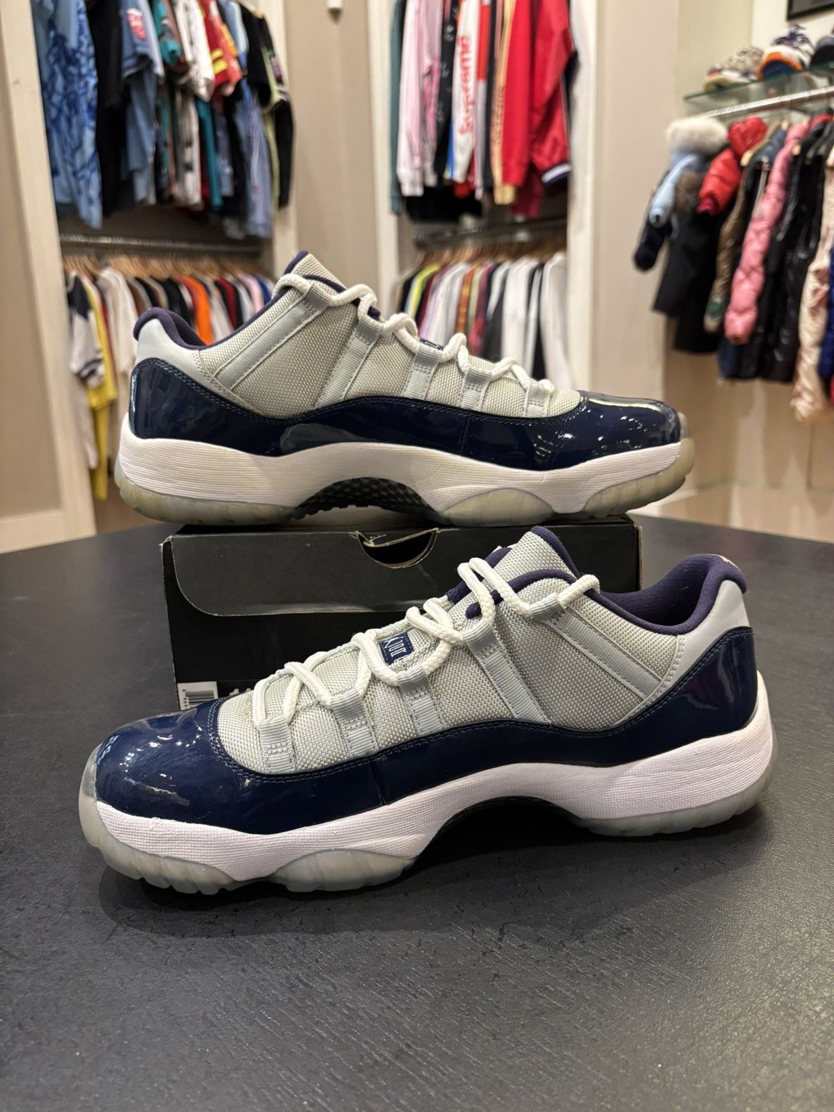 Jordan Brand Jordan 11 Retro Low ‘Georgetown’ Size US 11.5 / EU 44-45 - 2 Thumbnail