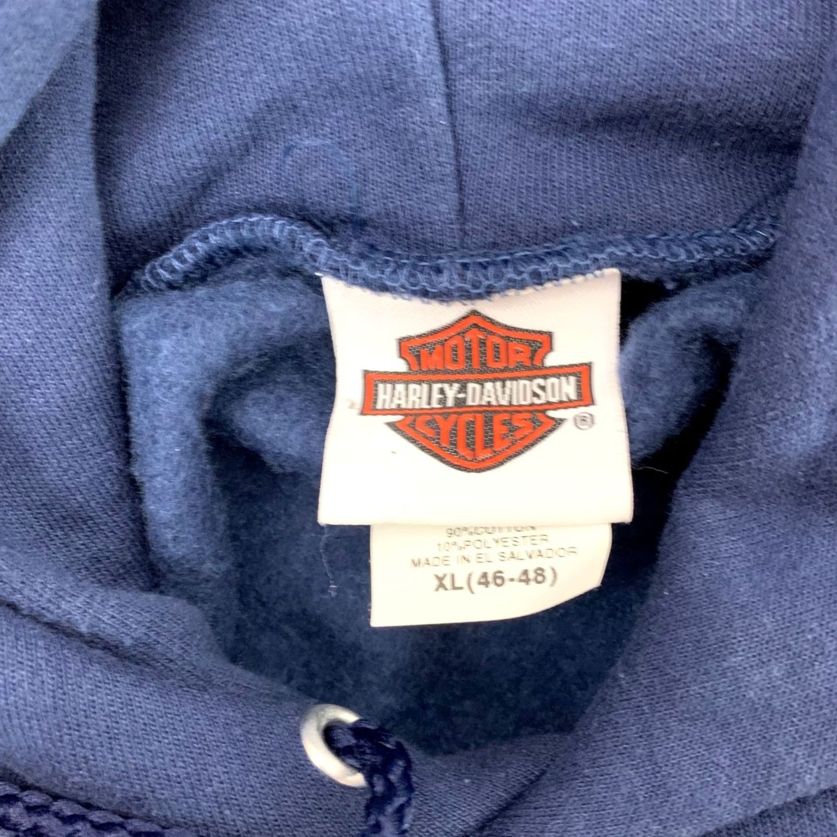 Harley Davidson Harley-Davidson Hoodie Mens XL Navy Blue Graphic Black Pearl Belize 2011 Size US XL / EU 56 / 4 - 3 Thumbnail