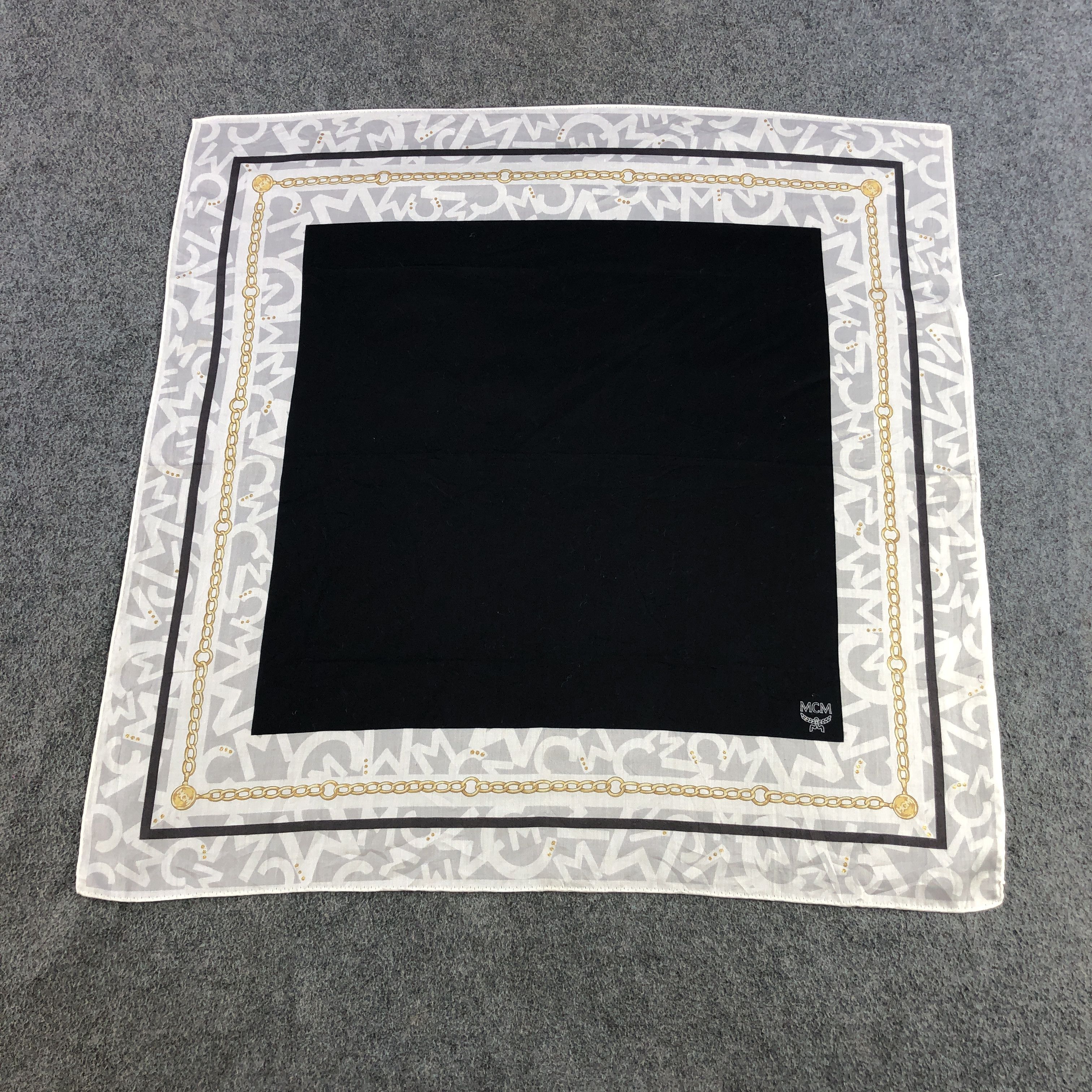 MCM MCM Monogram Handkerchief Neckerchief Bandana H2402 Size ONE SIZE - 1 Thumbnail