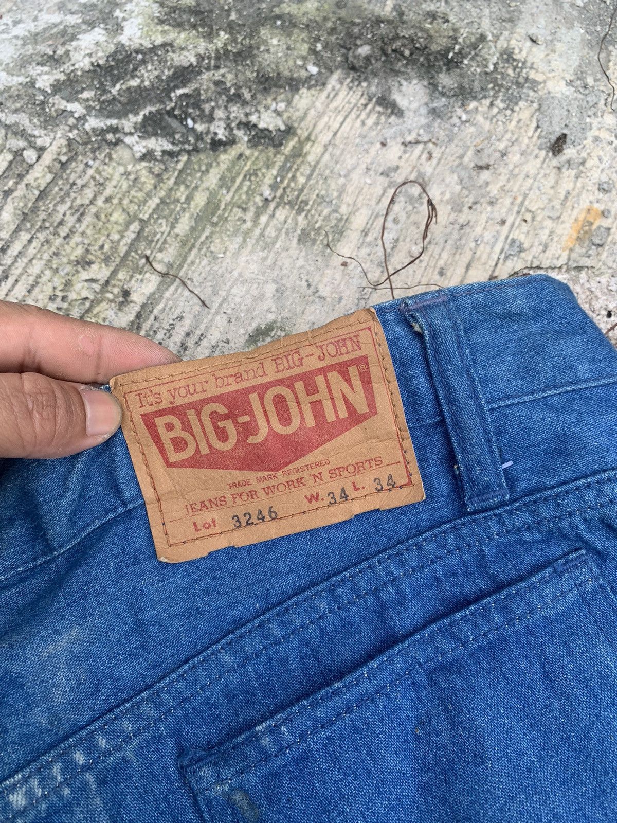 Big John × Hysteric Glamour × Le Grande Bleu (L.G.B.) Sun faded 🔥 flare Big john bush pants bootcut jeans Size US 34 / EU 50 - 18 Thumbnail