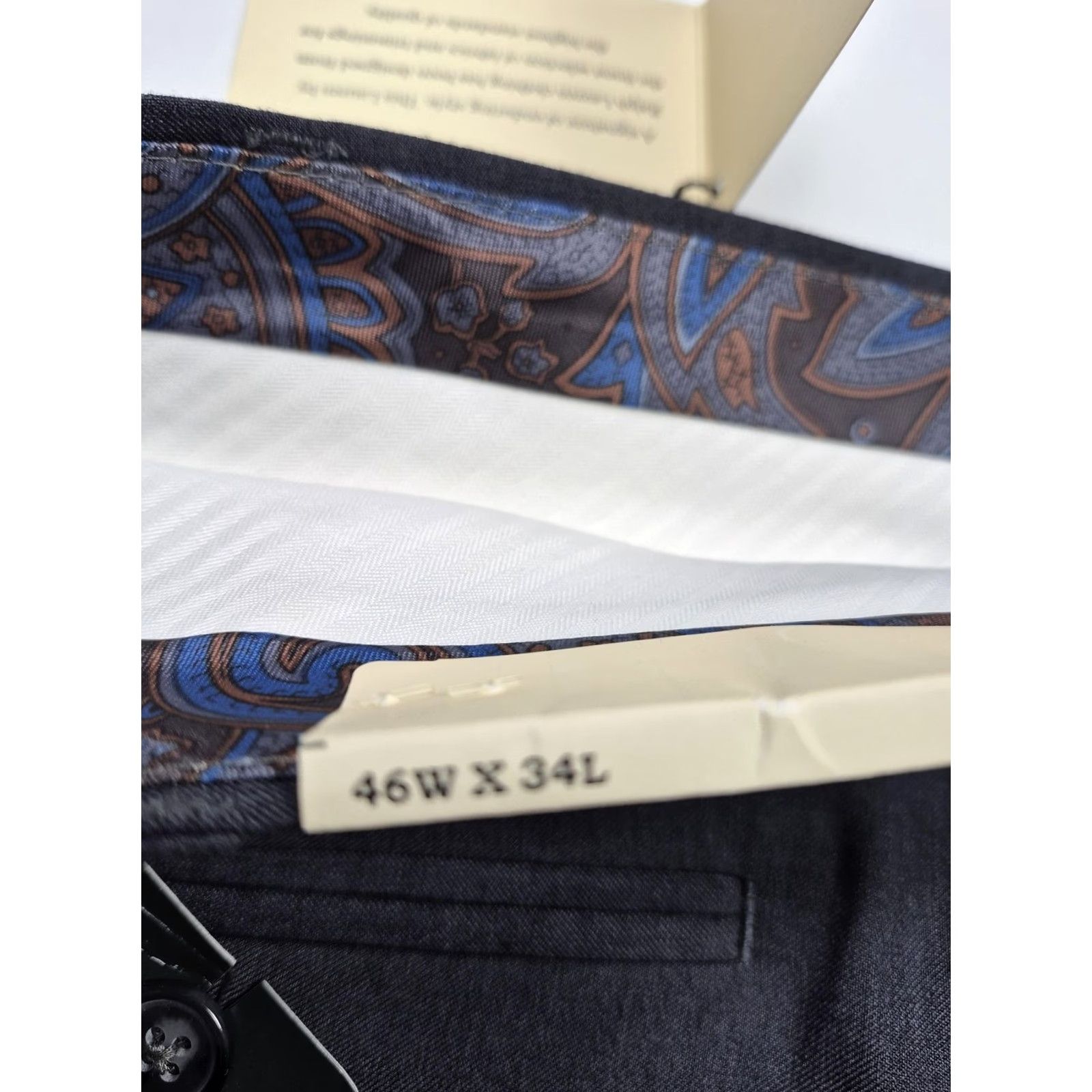Ralph Lauren Lauren Ralph Lauren Dress Pants Mens 46x34 Gray Flat Front NWT Office Business Dress Pants Mens 46W x 34L Gray Size US 30 / EU 46 - 7 Thumbnail