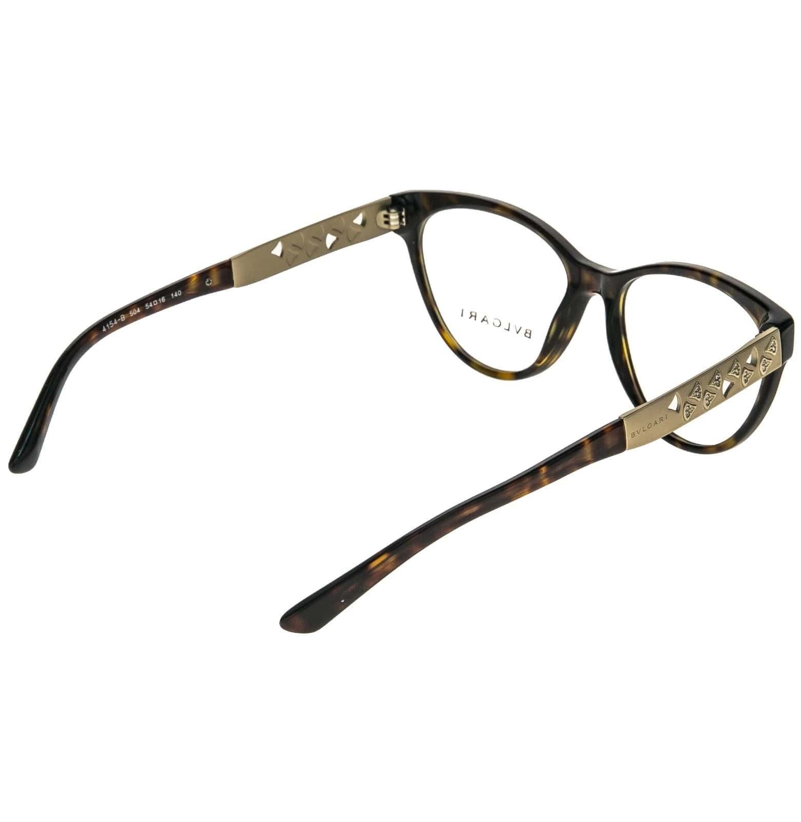 Bvlgari BVLGARI BV4154B 4154 DIVAS DREAM Brown Gold Fan Eyeglasses Size ONE SIZE - 2 Thumbnail