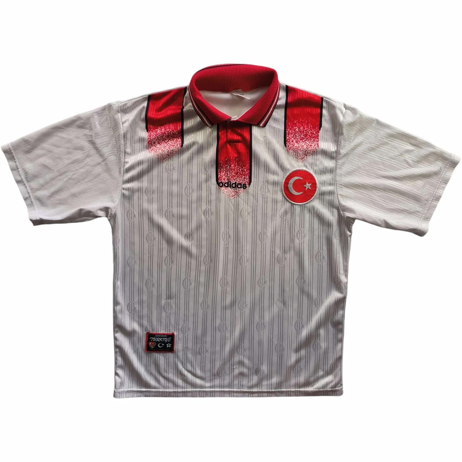 Adidas Turkey 1996-98 Adidas away football jersey size L Size US L / EU 52-54 / 3 - 1 Thumbnail