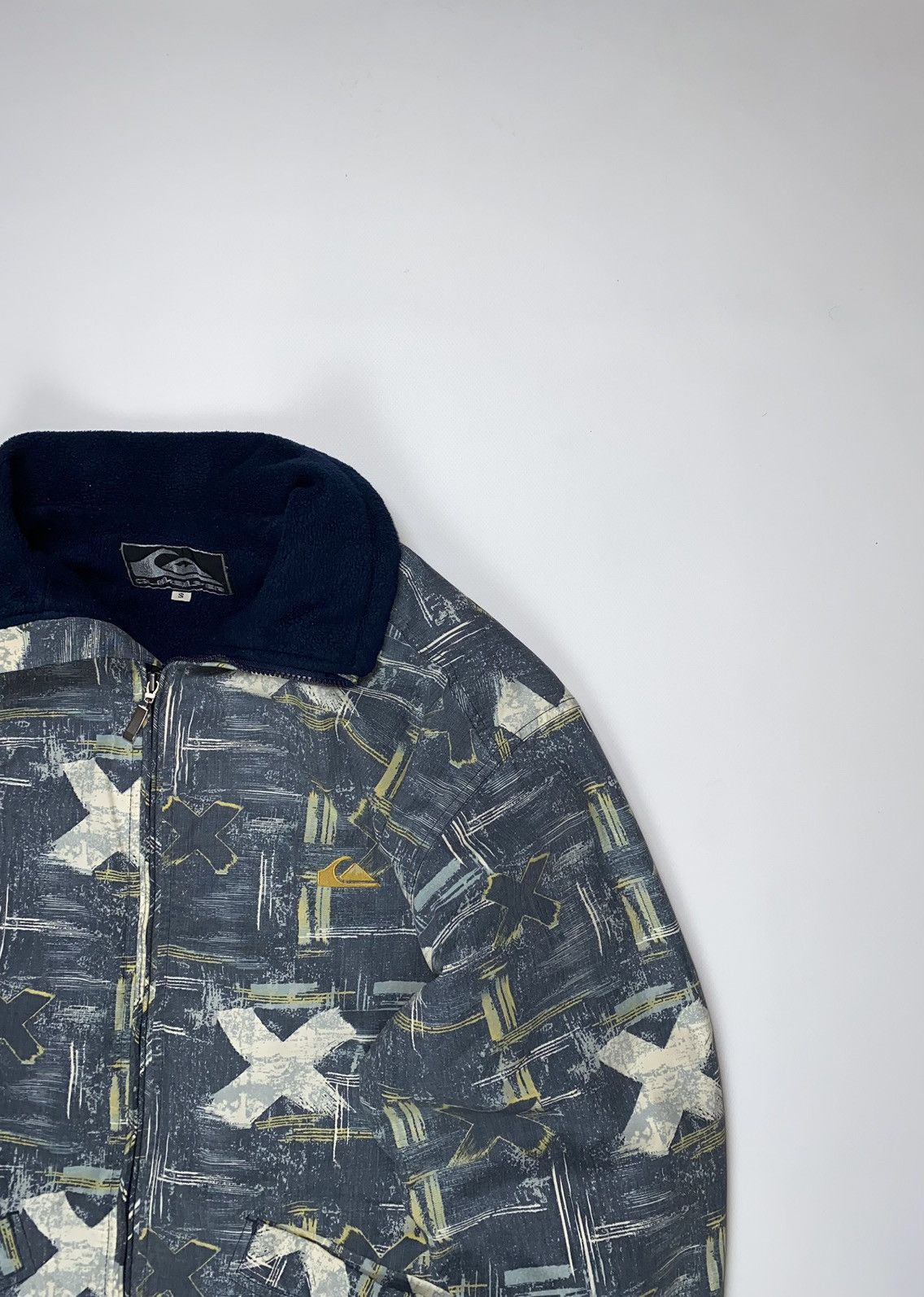 Quiksilver 🚨 Quiksilver vintage zip jacket coat monogram man’s S Size US S / EU 44-46 / 1 - 4 Thumbnail