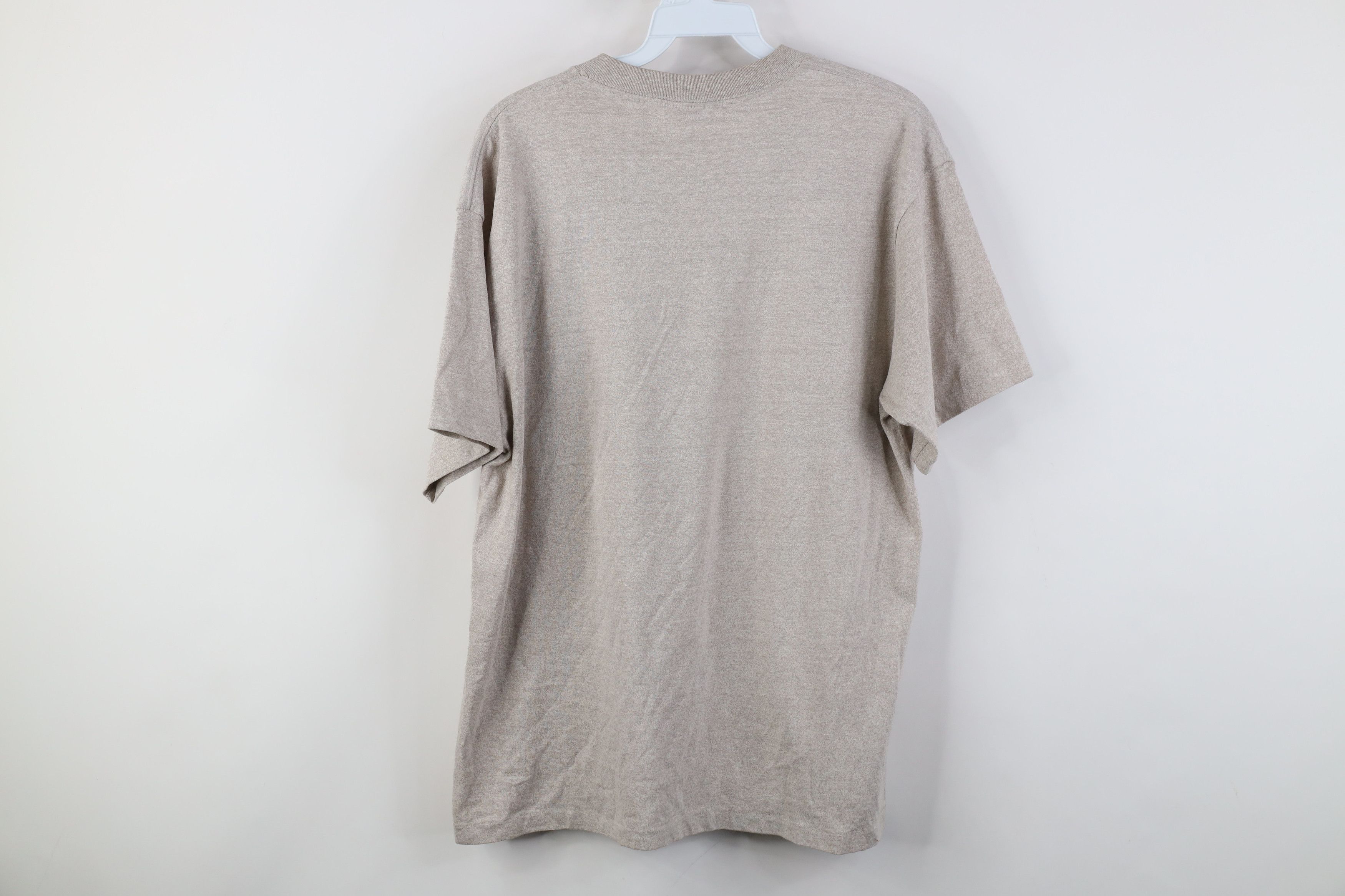 Adidas Vintage 70s 80s Adidas Spell Out Trefoil T-Shirt Gray USA Size US L / EU 52-54 / 3 - 11 Thumbnail