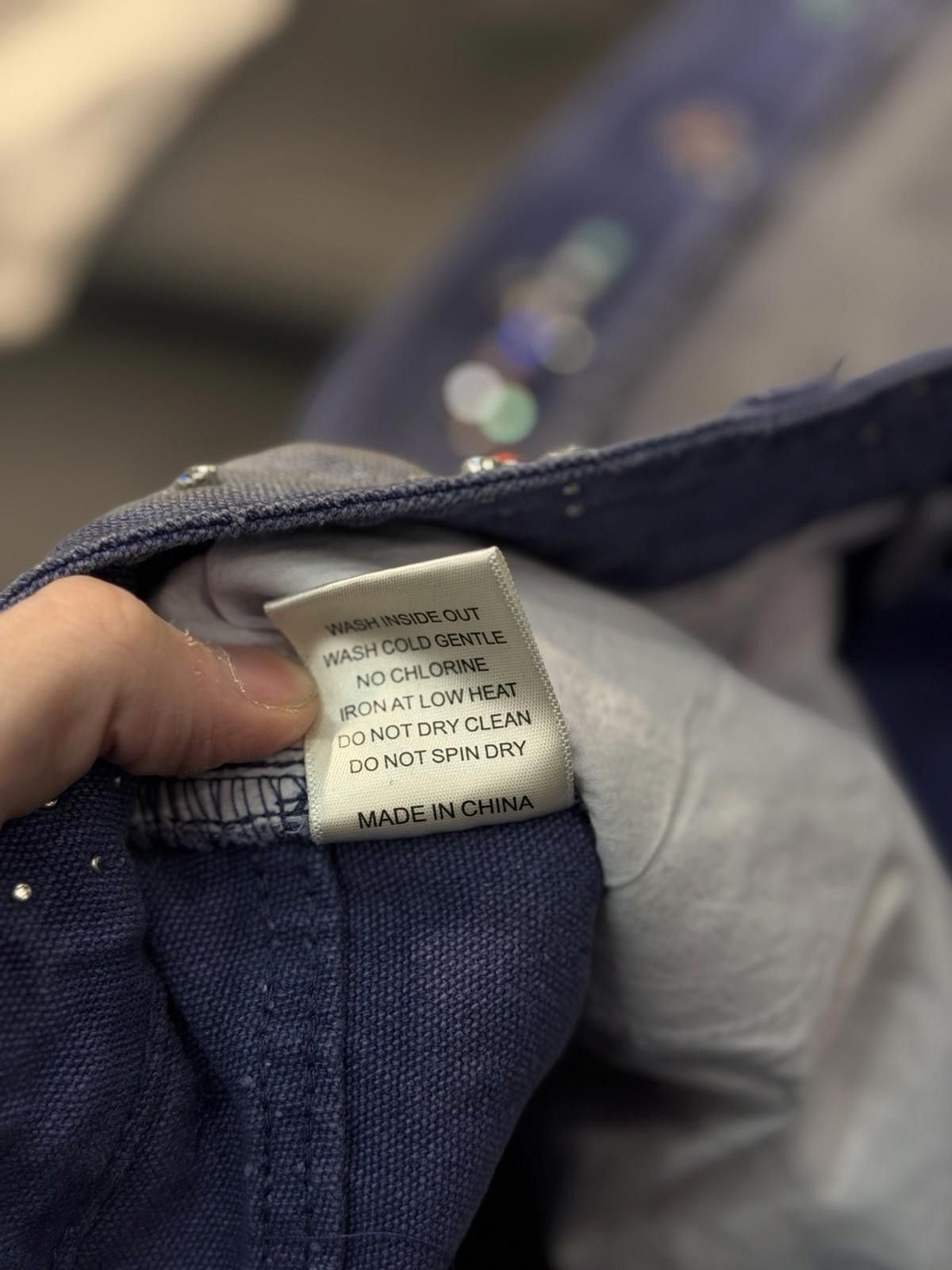 Vale Valley Baggy Denim Blue Jeans Size 30 (NEW) Authentic Pants Size US 30 / EU 46 - 12 Thumbnail