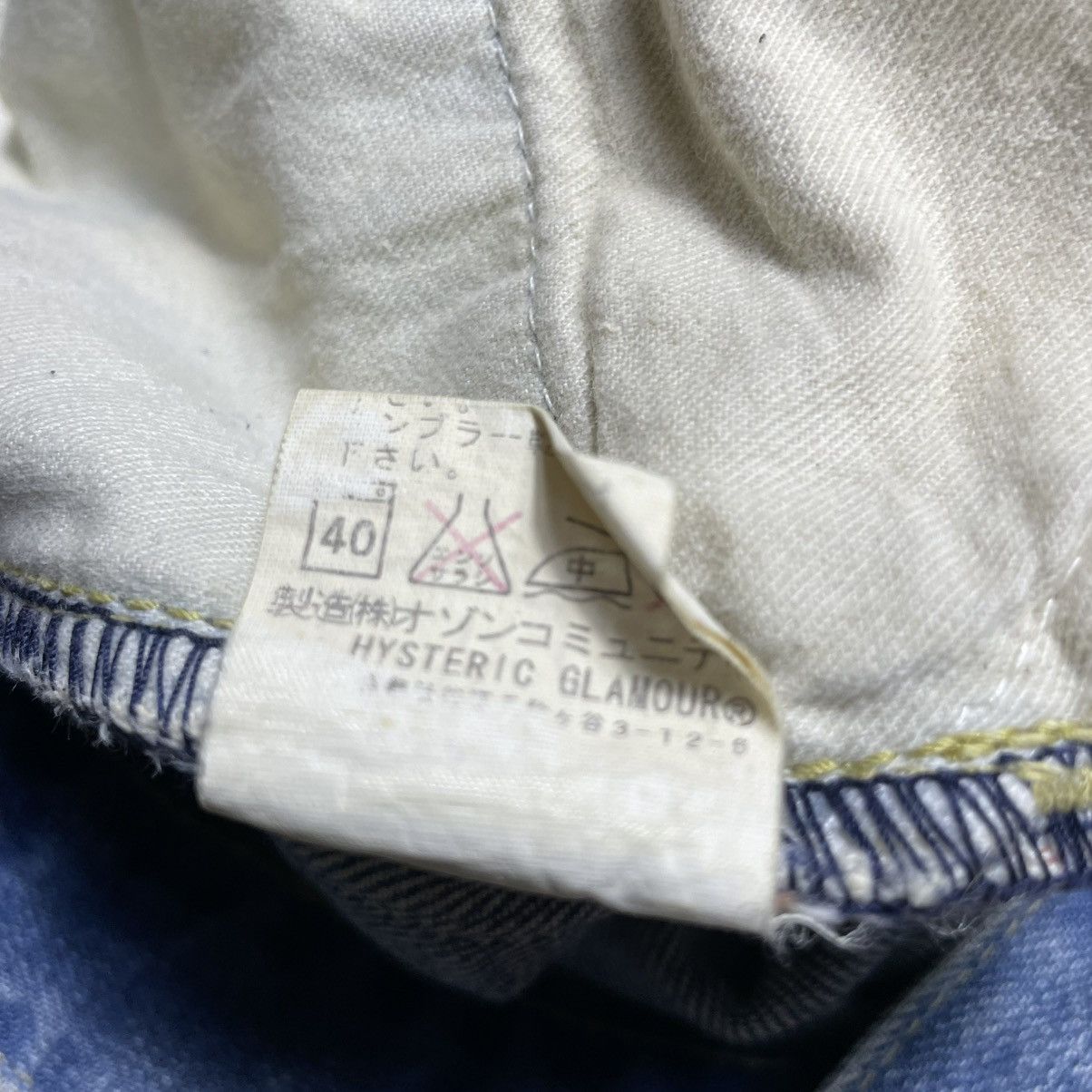 Hysteric Glamour processing straight denim pants indigo blue series Size US 29 - 11 Thumbnail