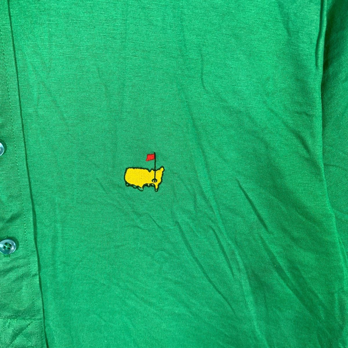 Vintage Vintage 80’ GOLF MASTER OPEN Champion Polo Green Tee Shirt Size US S / EU 44-46 / 1 - 5 Thumbnail