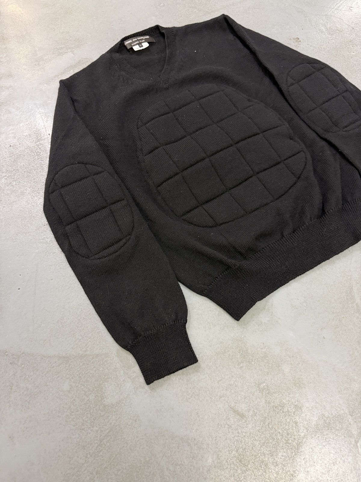 Comme des Garcons Homme Plus Comme des Garçons Homme Plus Padded Knit Armor Sweate Size US L / EU 52-54 / 3 - 2 Thumbnail