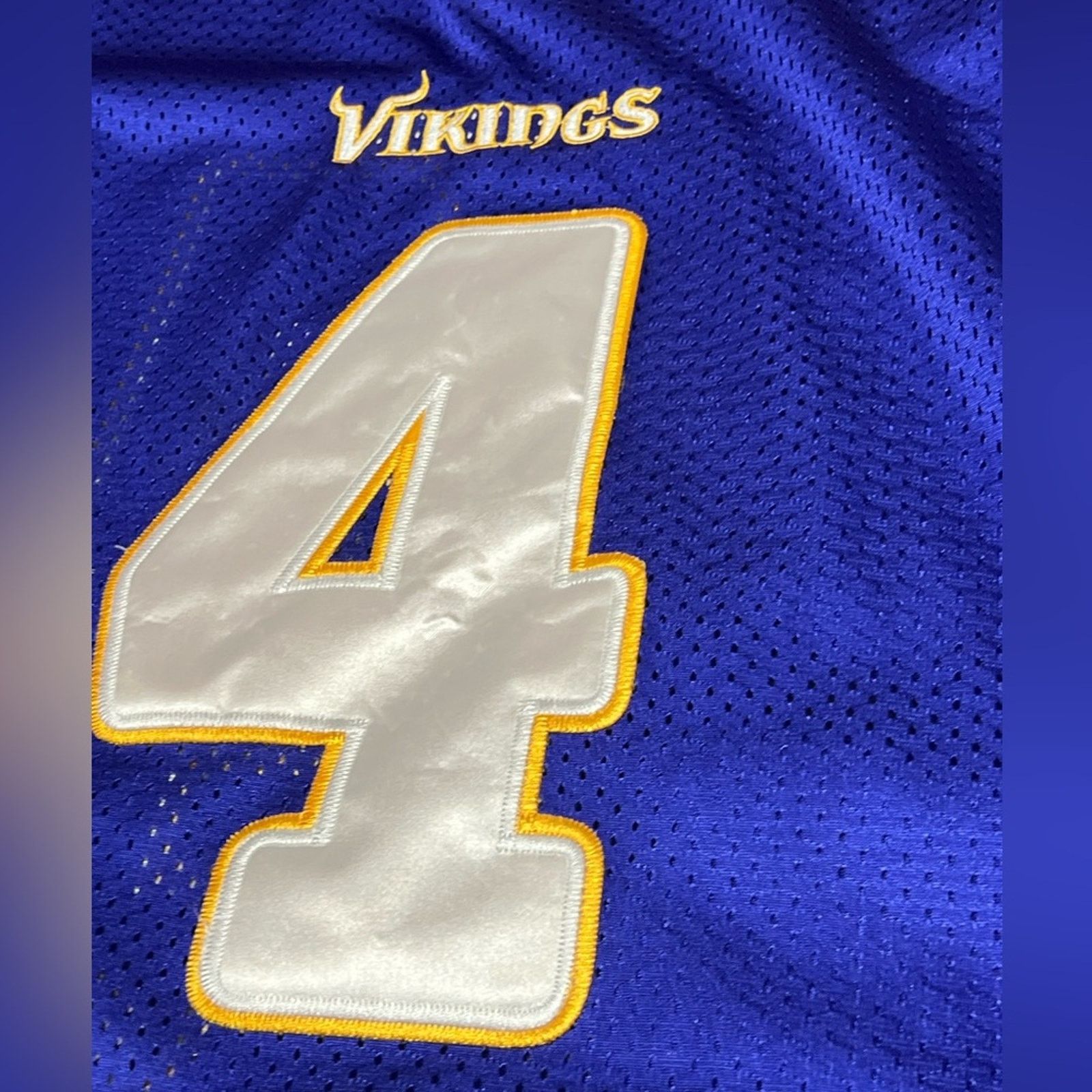 Reebok Vintage Reebok Minnesota Vikings #4 Brett Favre Jersey SZ 50 Size US XL / EU 56 / 4 - 3 Thumbnail