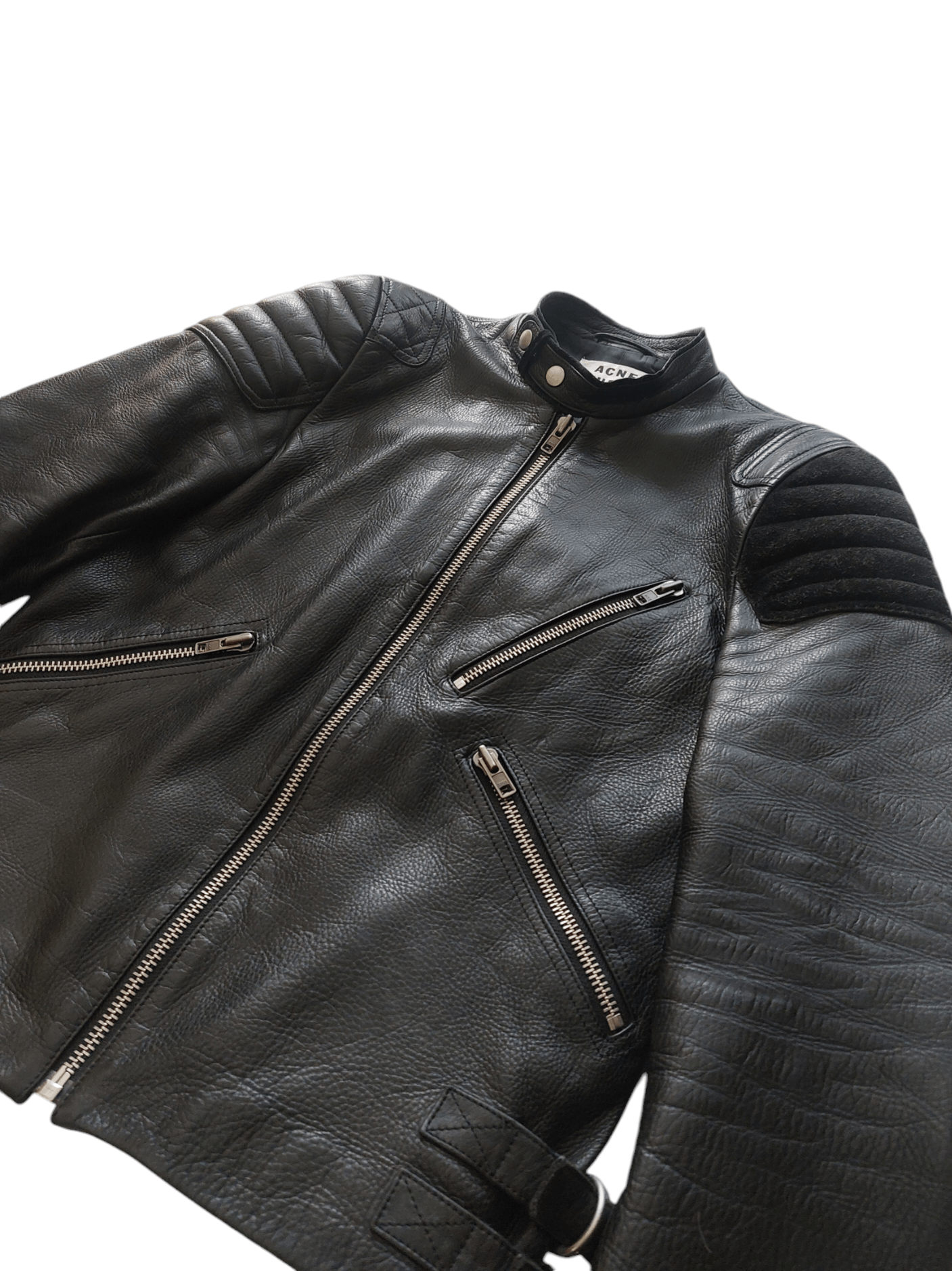 Acne Studios Acne Studios Oliver Leather Jacket Black Size 48 Size US M / EU 48-50 / 2 - 4 Thumbnail