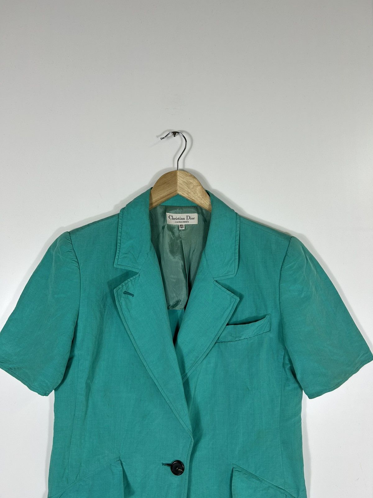 Christian Dior Monsieur Vintage Christian Dior Coordonnés Short Sleeve Blazer Size M / US 6-8 / IT 42-44 - 4 Thumbnail