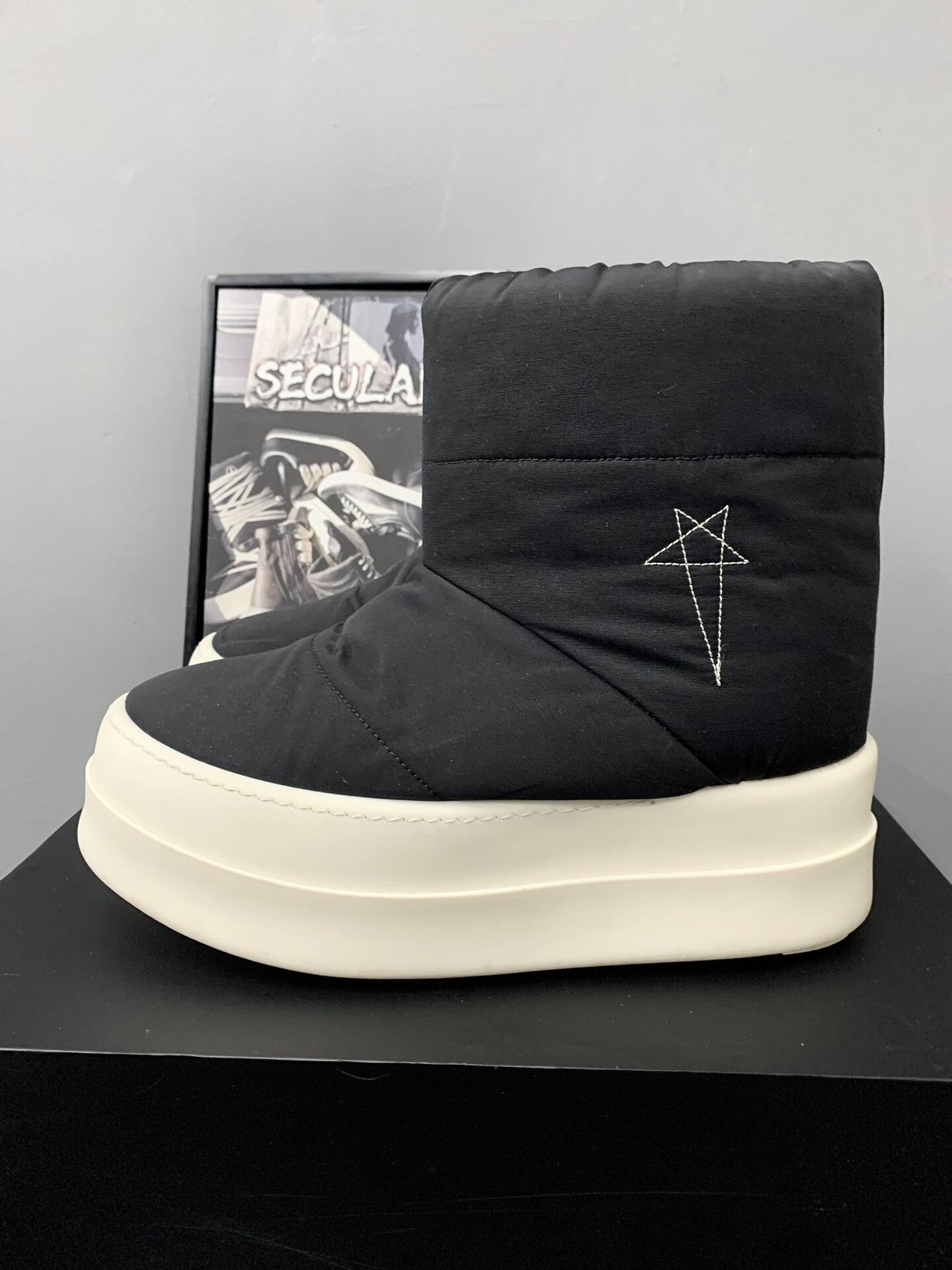 Rick Owens Drkshdw Rick Owens Thick Sole Cotton Boots Size US 8 / EU 41 - 1 Thumbnail