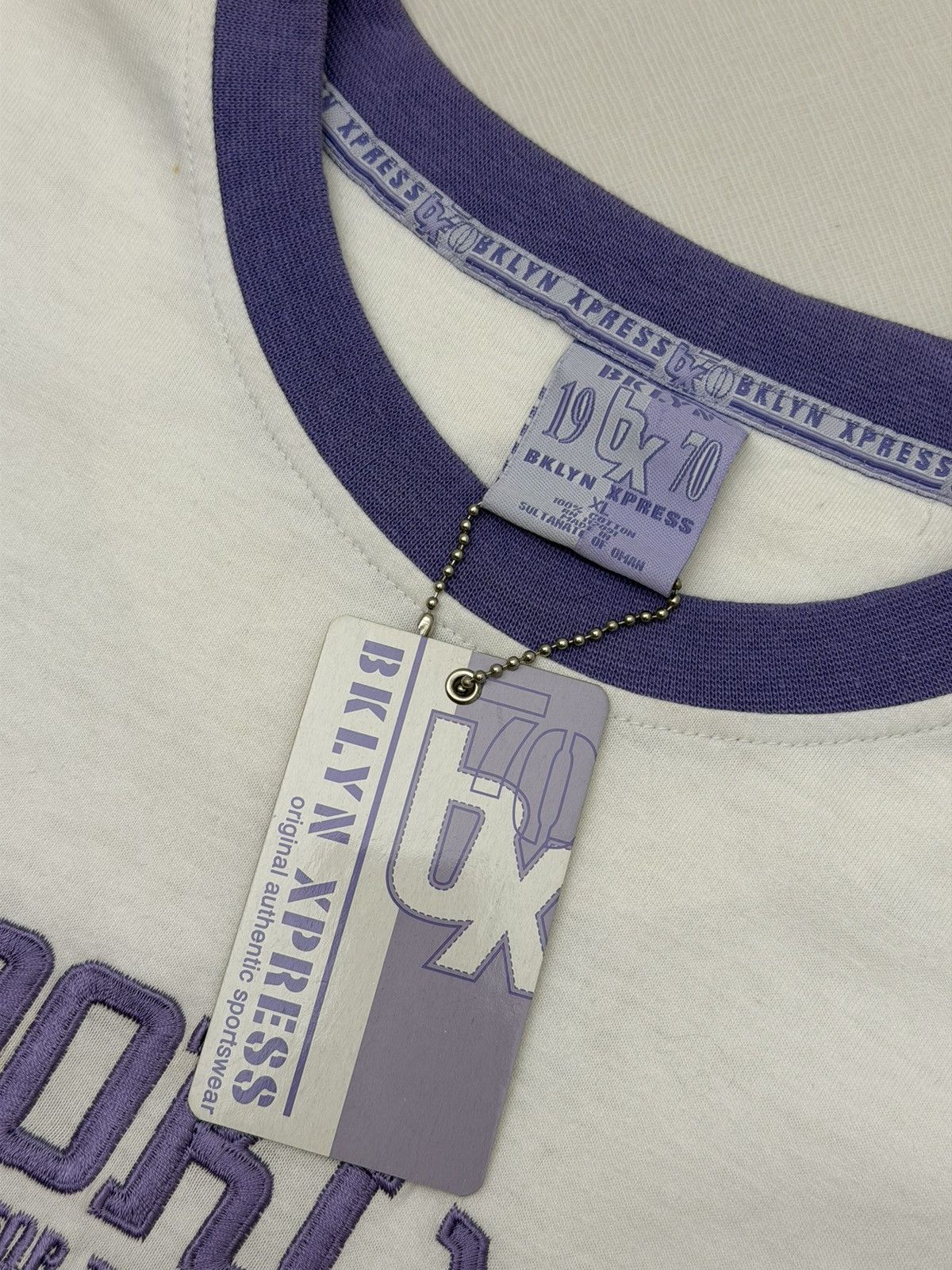Brooklyn Xpress Vintage Y2K Brooklyn Xpress DSWT XL Purple Embroidered Size US XL / EU 56 / 4 - 6 Thumbnail