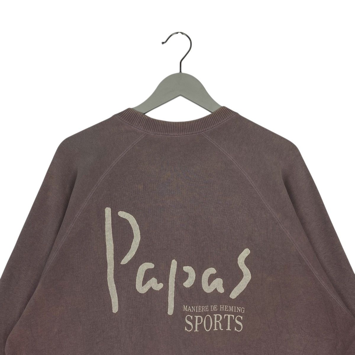 Other Vintage 90s Papas Crewneck Sweatshirt Purple Size L Size US L / EU 52-54 / 3 - 6 Thumbnail
