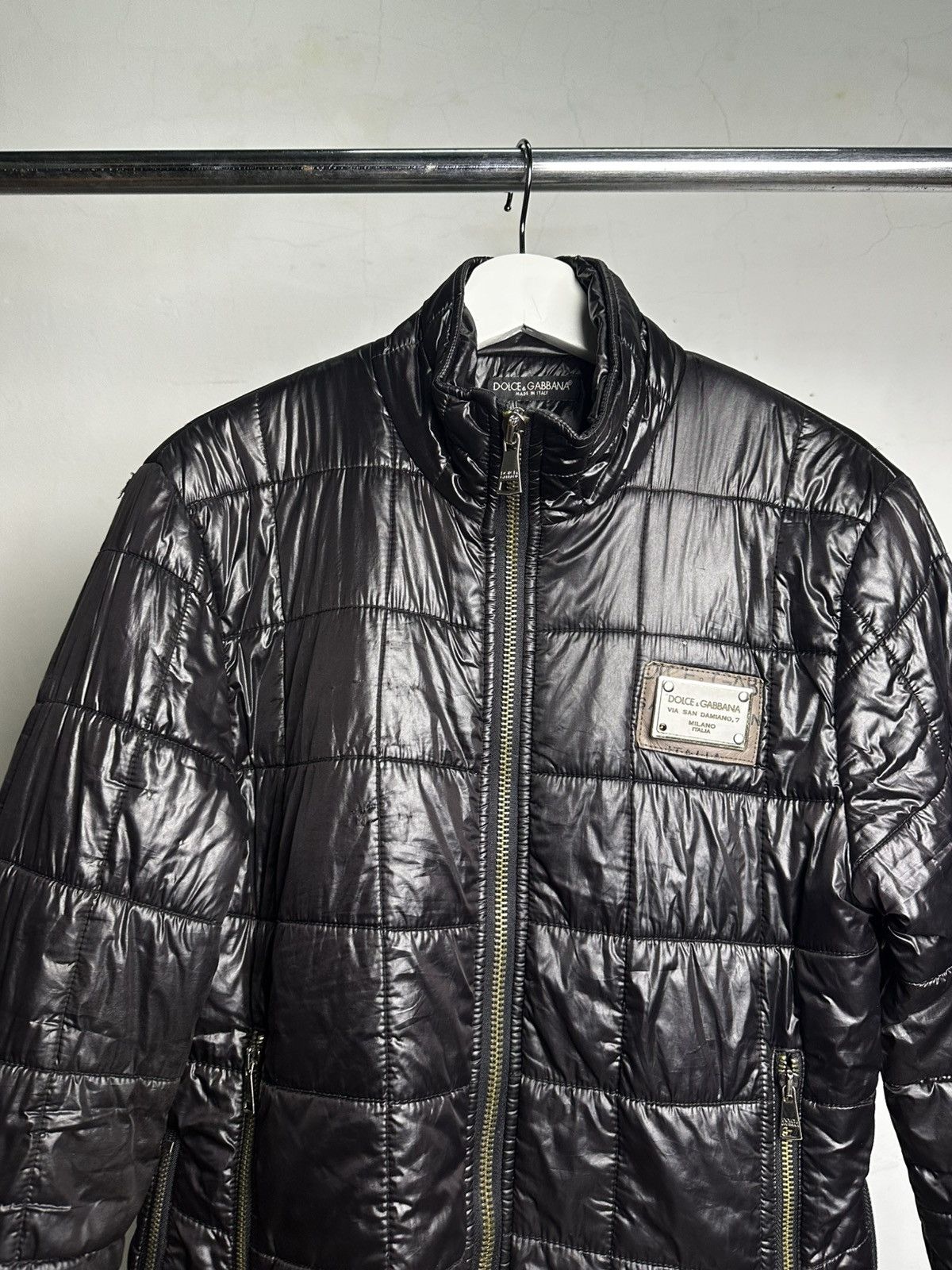 Dolce & Gabbana Dolce & Gabbana Quilted Down Puffer Jacket Size US M / EU 48-50 / 2 - 3 Thumbnail