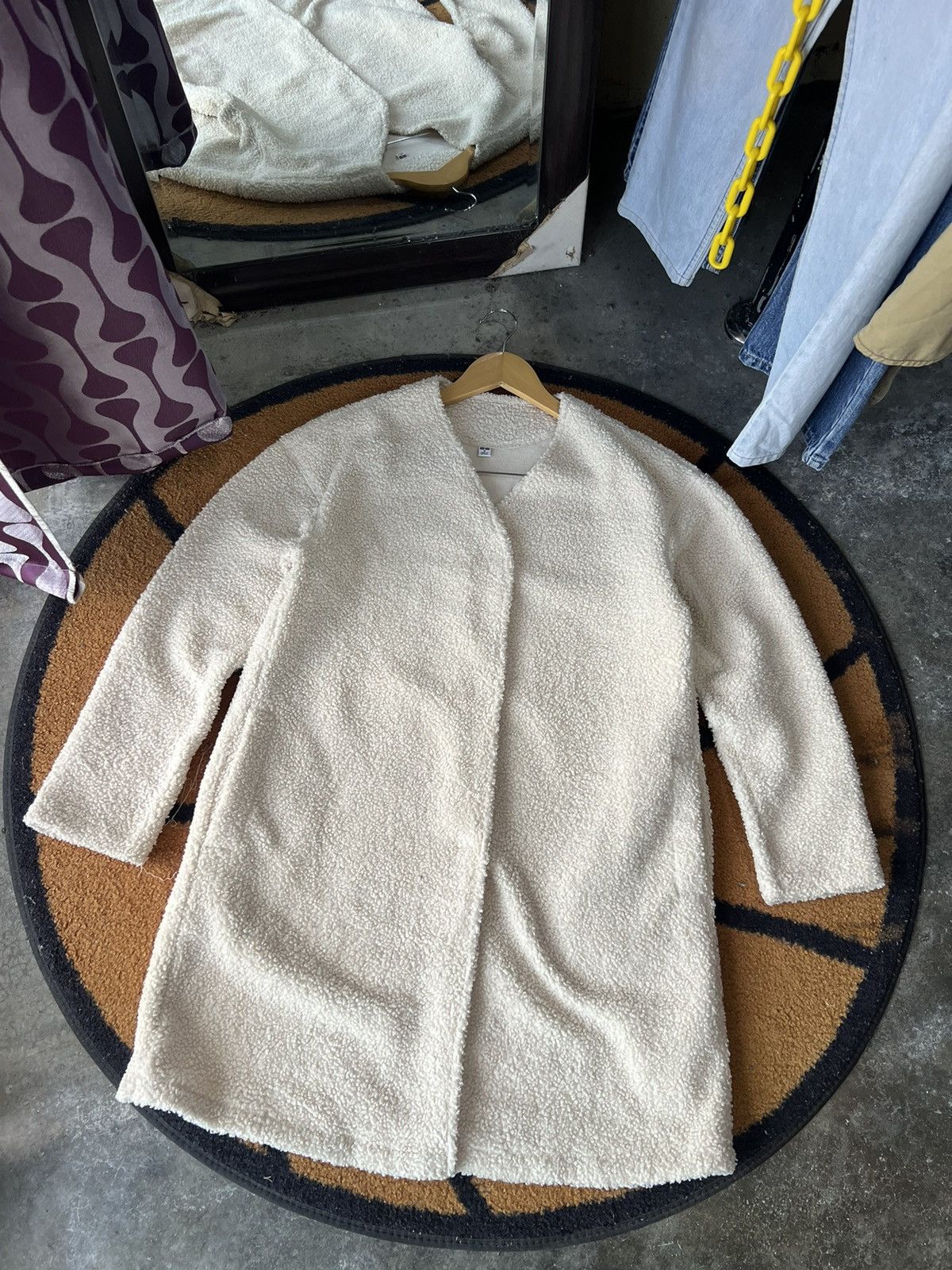 Uniqlo 🔥Uniqlo Deep Pile Sherpa Long Cardigan Size US S / EU 44-46 / 1 - 1 Thumbnail