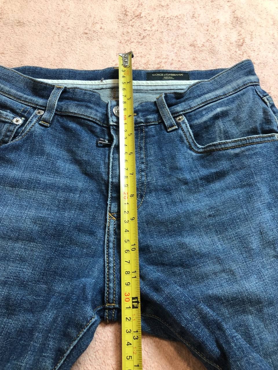 Dolce & Gabbana DOLCE GABBANA Men’s Straight Fit Denim Jeans Everyday Wear Size US 30 / EU 46 - 15 Thumbnail