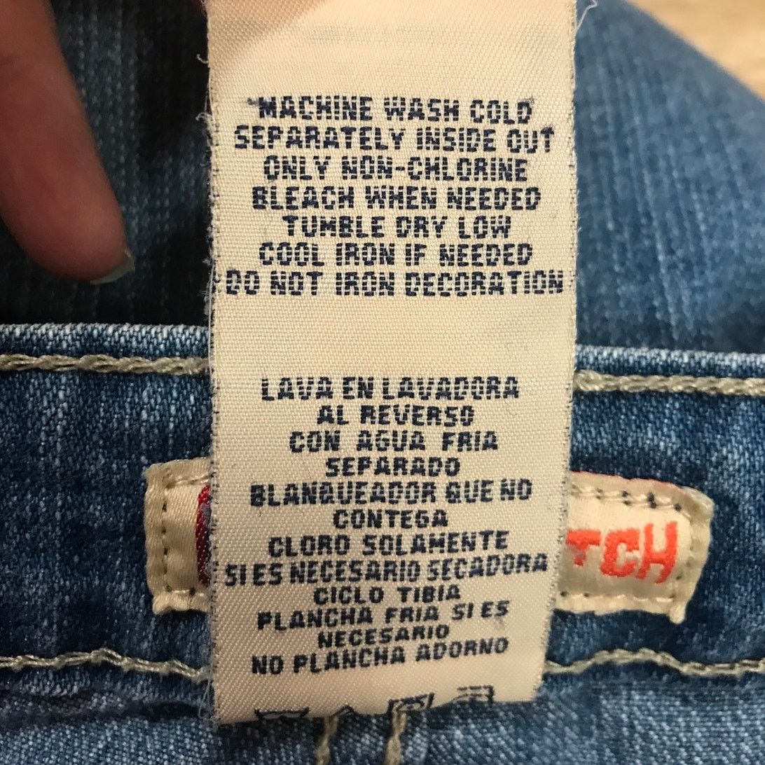 Faded Glory Faded Glory Stretch Blue Denim 5 Pocket Relaxed Jean 14 Size 36" / US 14 / IT 50 - 4 Thumbnail