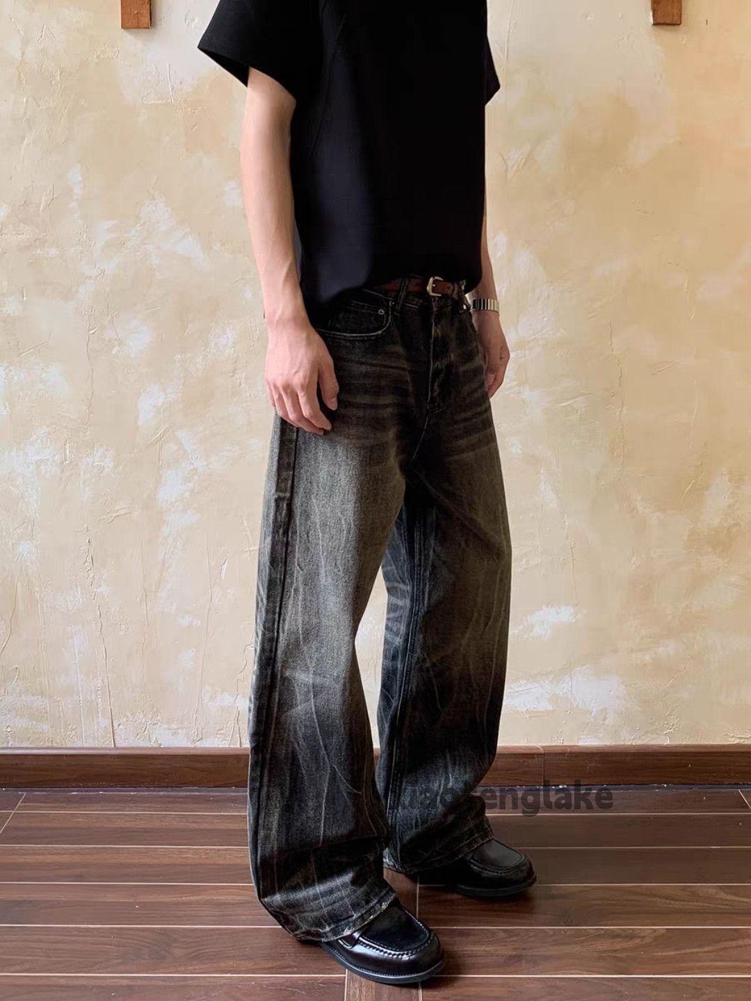 Jean ltx vintage washed faded cleanfit loose baggy jeans Size US 28 / EU 44 - 6 Thumbnail