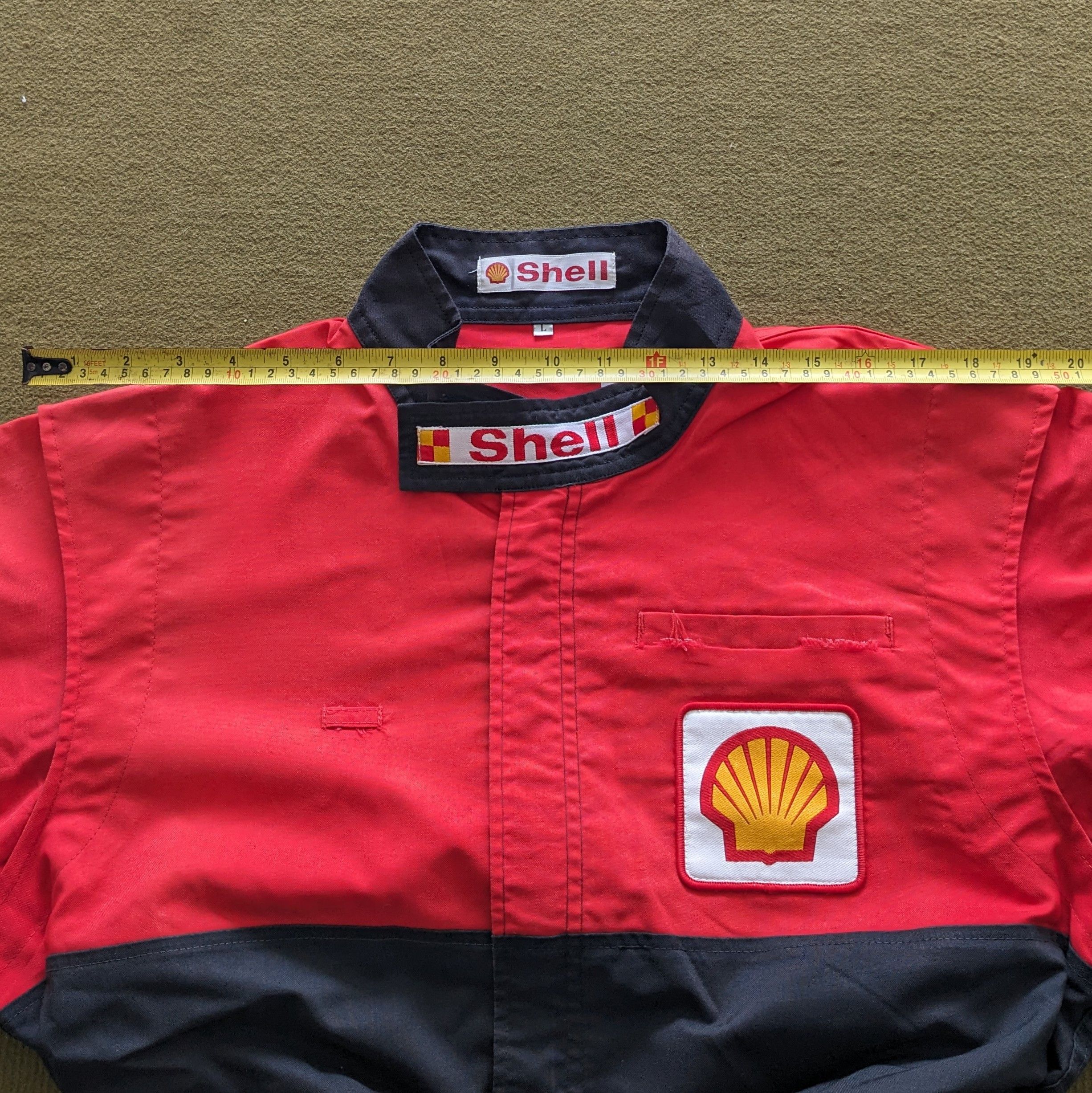 Other Vintage SHELL Racing Coverall Workwear Jacket Size US L / EU 52-54 / 3 - 5 Thumbnail