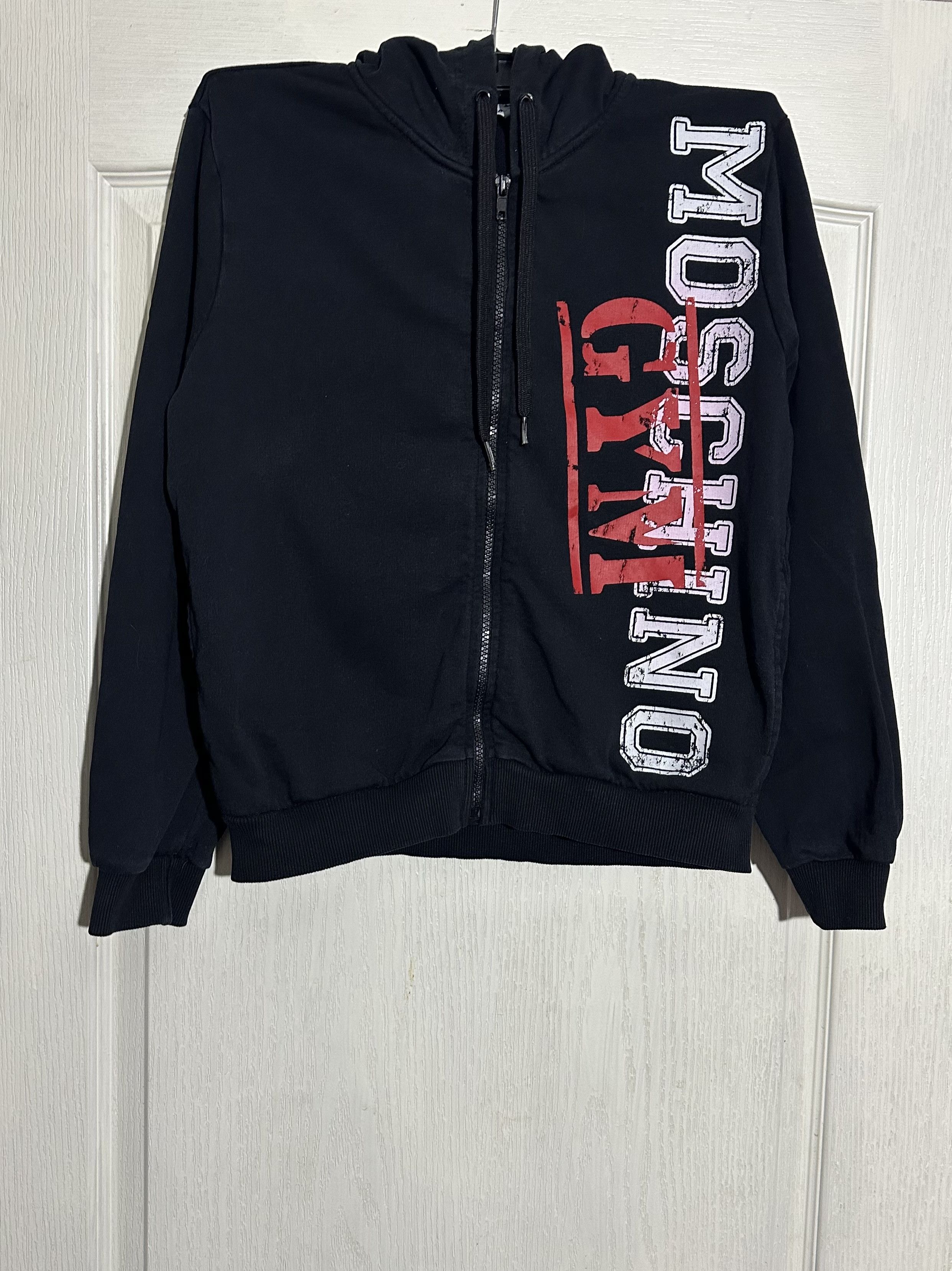 Moschino Moschino Gym Women Zip Hoodie Black Full Zip Size M / US 6-8 / IT 42-44 - 1 Thumbnail