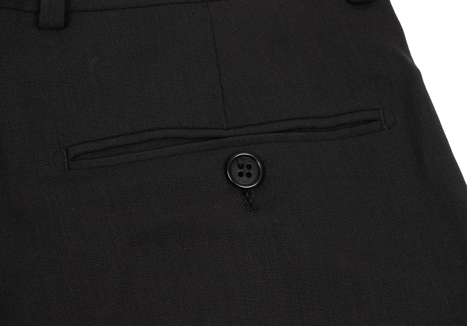 Emporio Armani Wool Center Press Pants in Black, Size 46 Size US 30 / EU 46 - 15 Thumbnail