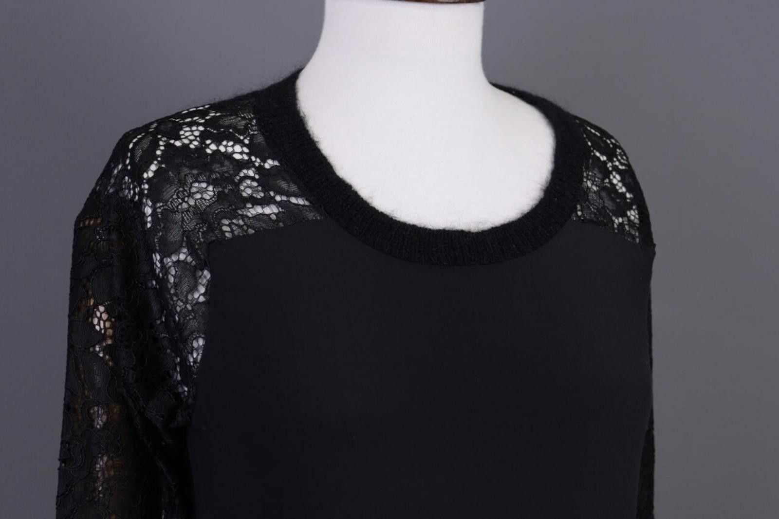 Allsaints AllSaints Black Silk Knit Dress Size UK 6 / US 2 / EU 34 Size XS / US 0-2 / IT 36-38 - 4 Thumbnail
