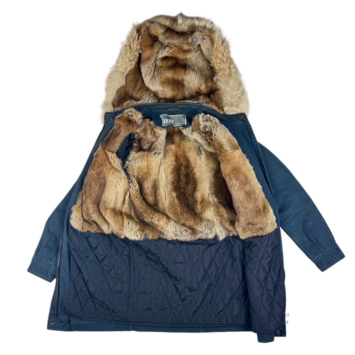 Yves Salomon YVES SALOMON ARMY RABBIT FUR PARKA Size S / US 4 / IT 40 - 4 Thumbnail