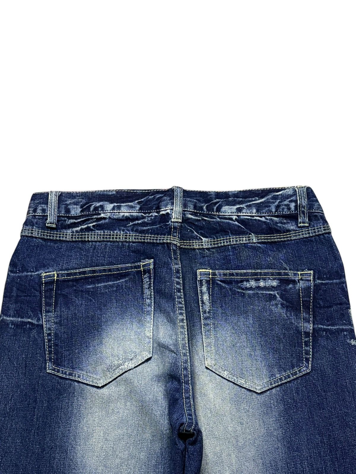 Japanese Brand Vintage Enverope Mud Wash Loose Jeans Size US 31 - 8 Thumbnail