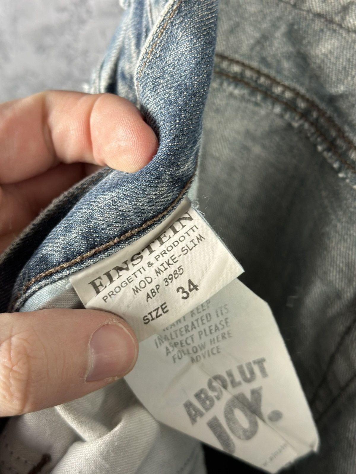Absolut Joy Absolut Joy Distressed Faded Denim Jeans Size US 34 / EU 50 - 11 Thumbnail