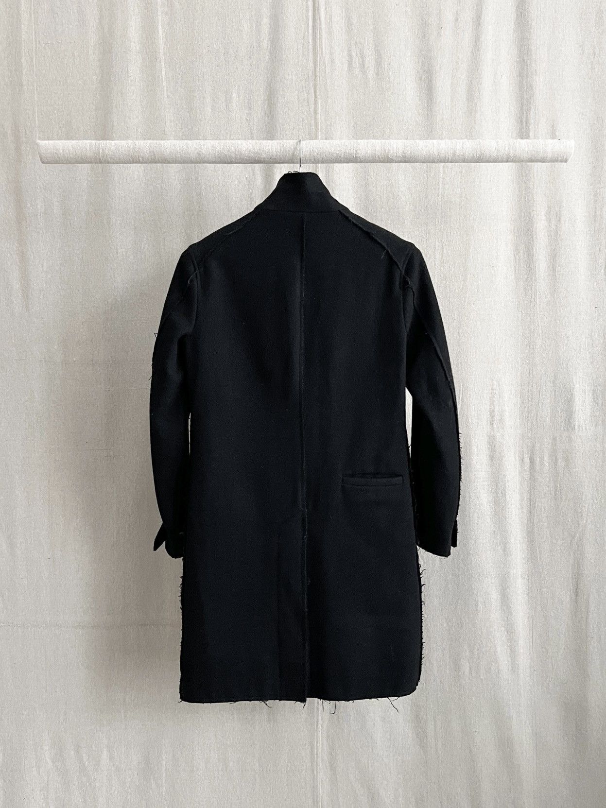 Other Avant Garde Raw Hem Wool Coat Size US S / EU 44-46 / 1 - 3 Thumbnail