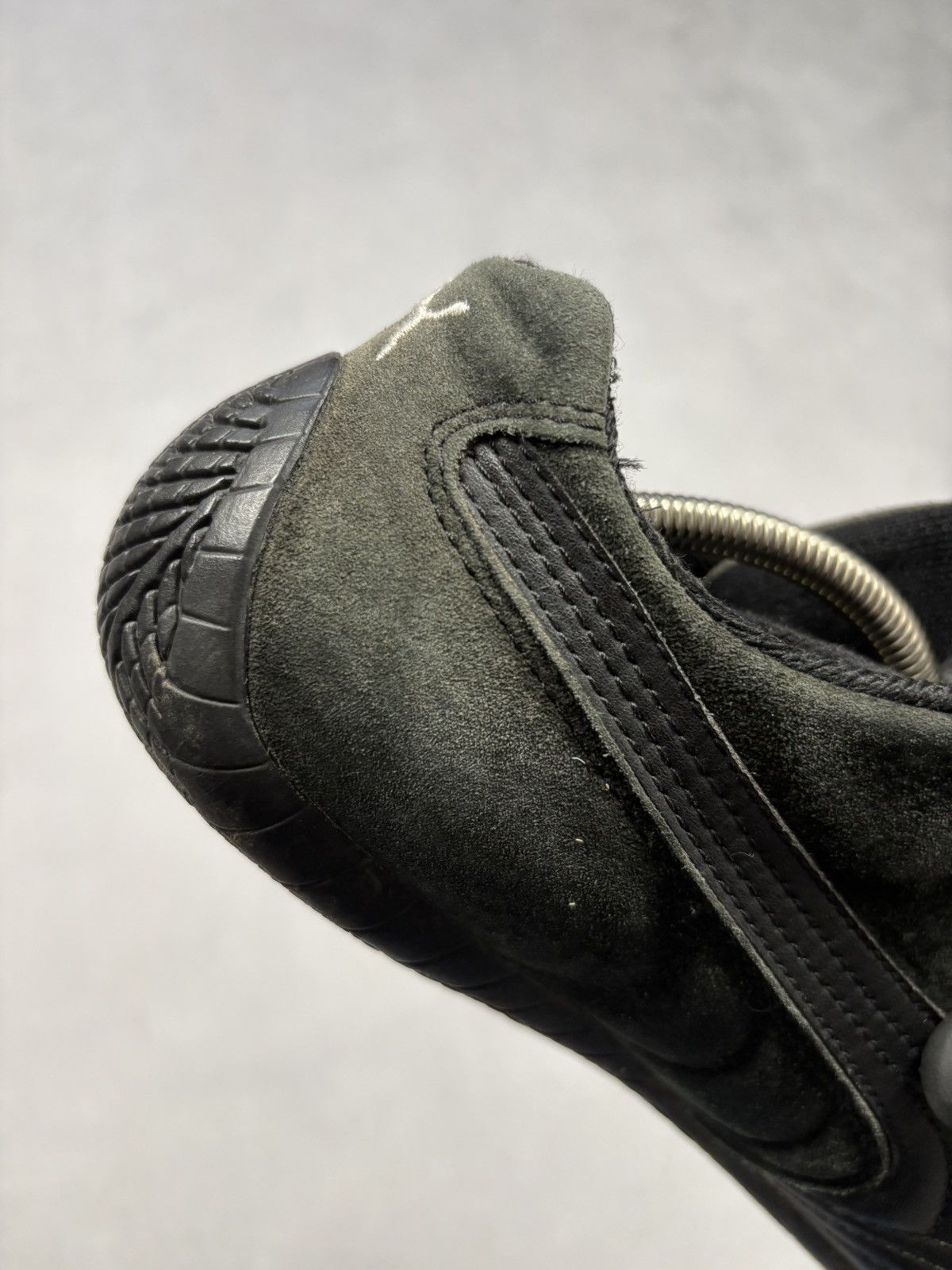 Puma Puma Speed Cat Black Driving Leather Shoes Vintage 2000s Y2K Size US 7 / EU 40 - 9 Thumbnail