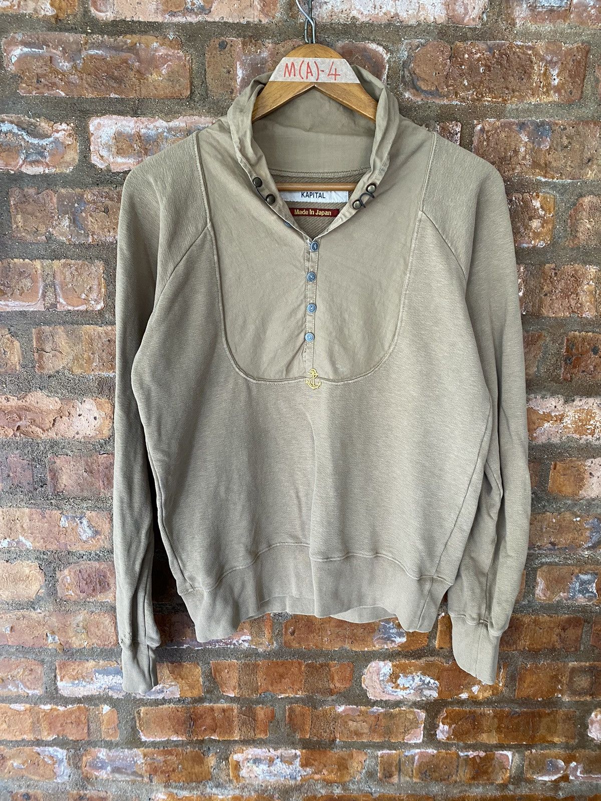 Kapital Kountry 2000s Kapital distressed military sweat button Size US S / EU 44-46 / 1 - 2 Thumbnail