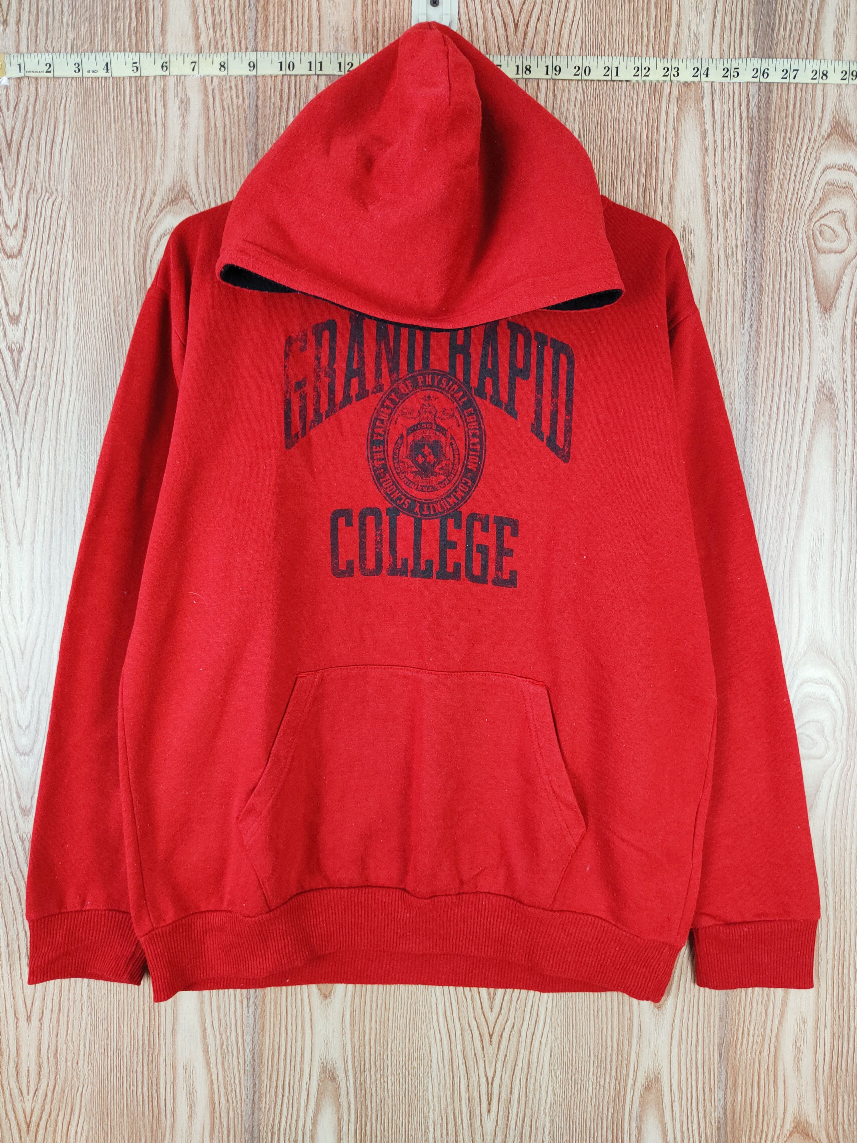 Japanese Brand × Vintage Vintage 💥 Defective Struct Red Hoodie Sweatshirts Size US L / EU 52-54 / 3 - 1 Thumbnail
