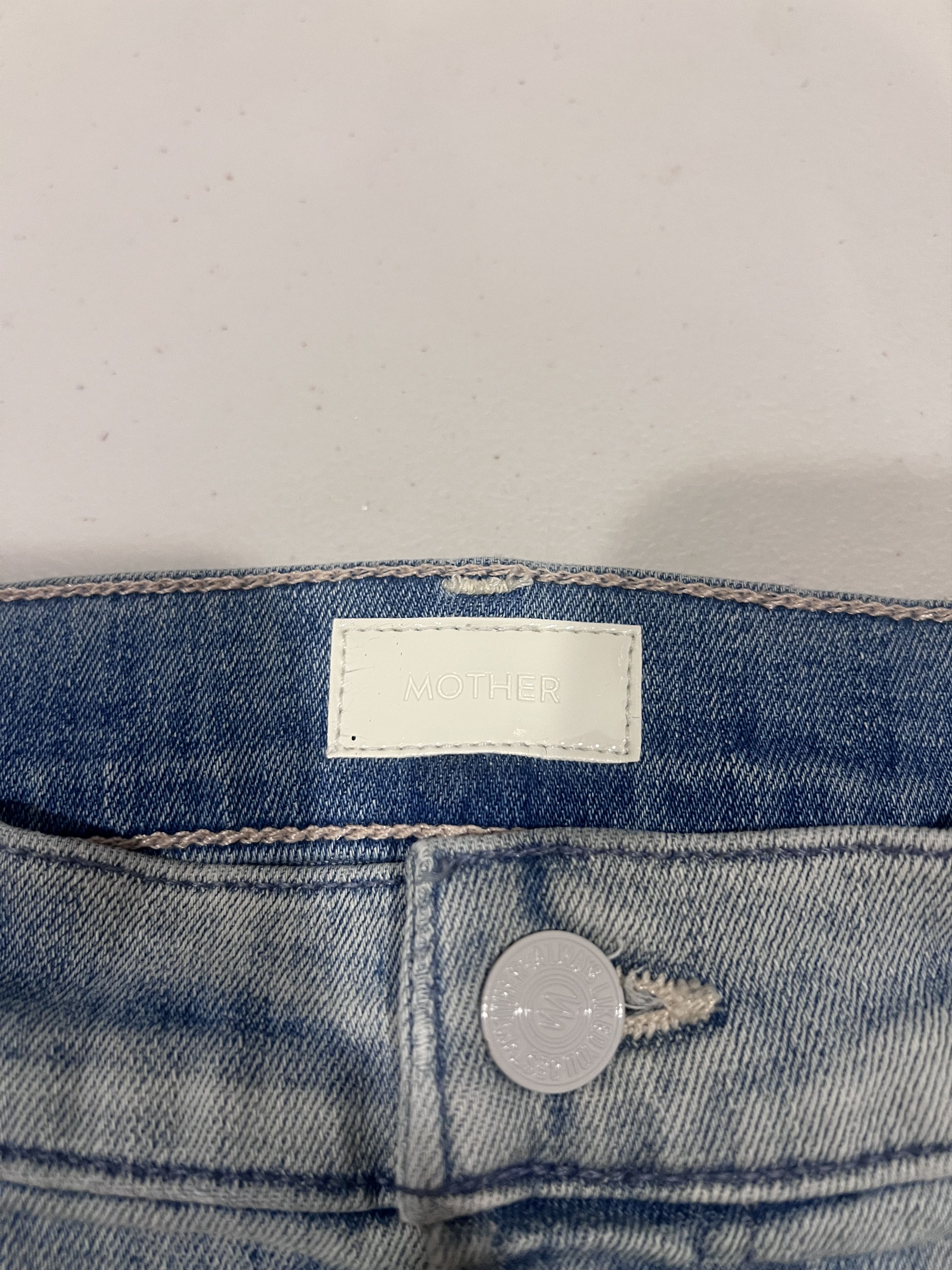 MOTHER Mother The Wrapper Patch Springy Ankle Marrakesh Days Jeans Size 23" - 3 Thumbnail