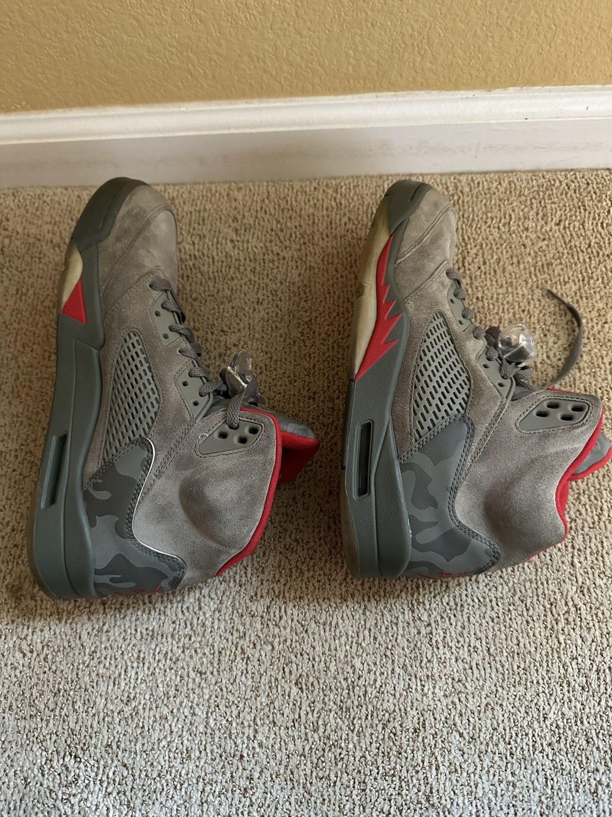 Jordan Brand Jordan 5 P51 Camo Size US 10.5 / EU 43-44 - 4 Thumbnail