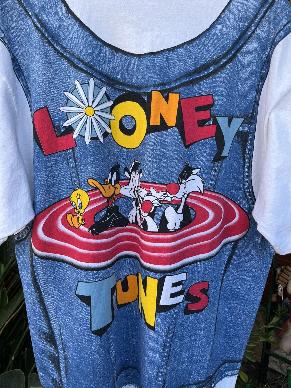 Vintage Rare Vintage 1996 Looney Tunes Tweety Bird AOP Size US XL / EU 56 / 4 - 5 Thumbnail