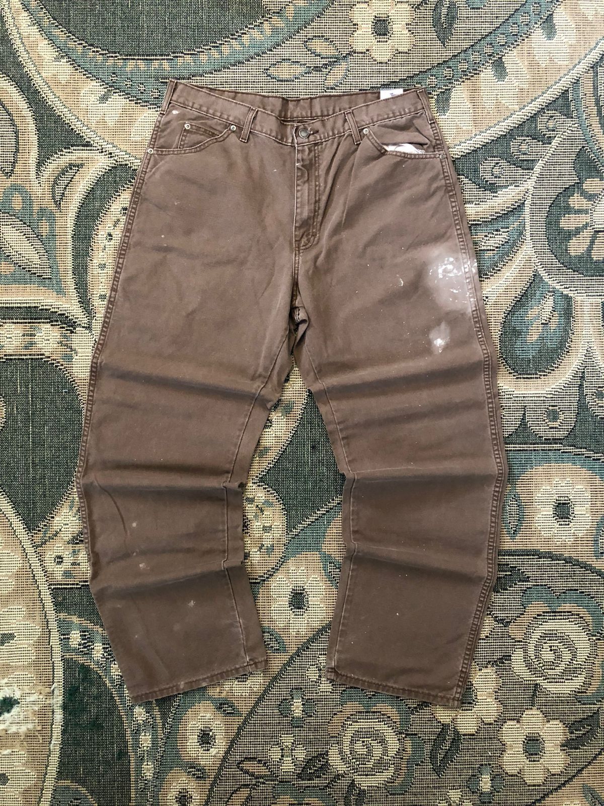 Dickies Pants dickies genuine workpants dark brown Size US 36 / EU 52 - 2 Thumbnail