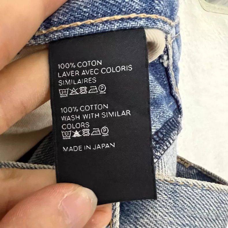 Celine Celine Wash Distressed StraightLeg Jeans Size US 31 - 3 Thumbnail