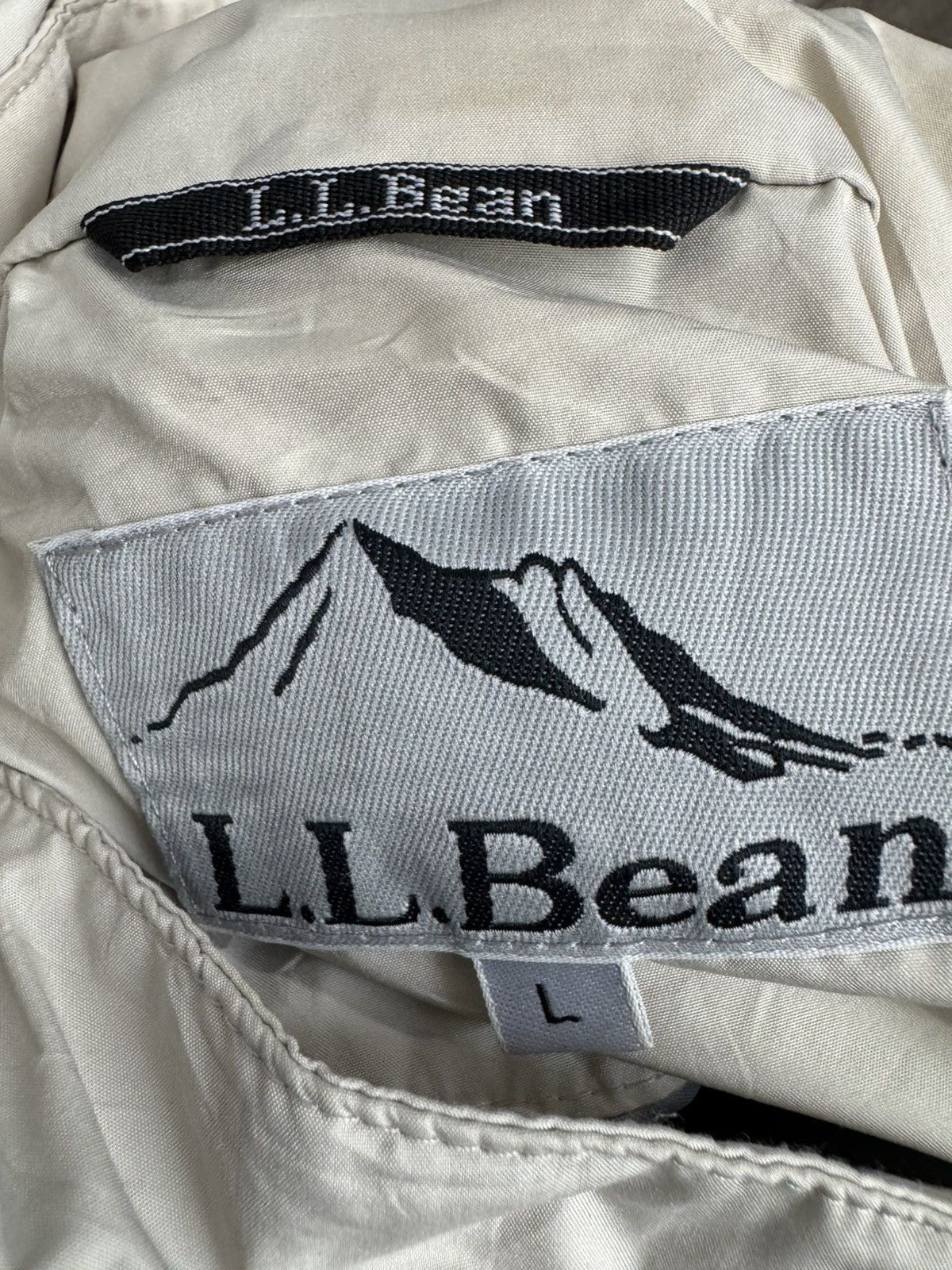 L.L. Bean L.L.Bean hooded rain jacket or trench coat. Size L / US 10 / IT 46 - 7 Thumbnail