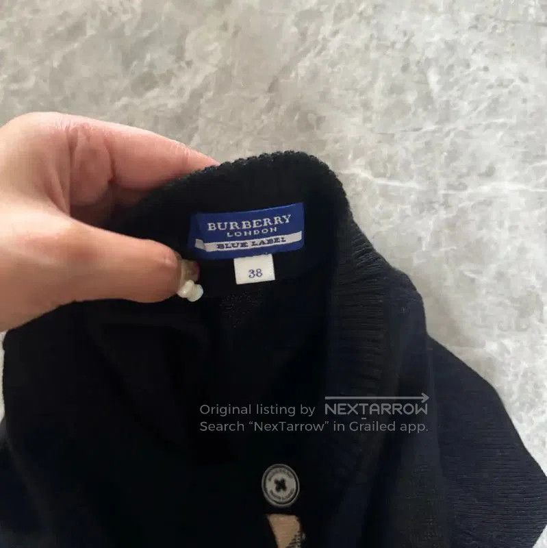 Burberry Burberry Black Wool Short Sleeve T-Shirt. Size M / US 6-8 / IT 42-44 - 7 Thumbnail