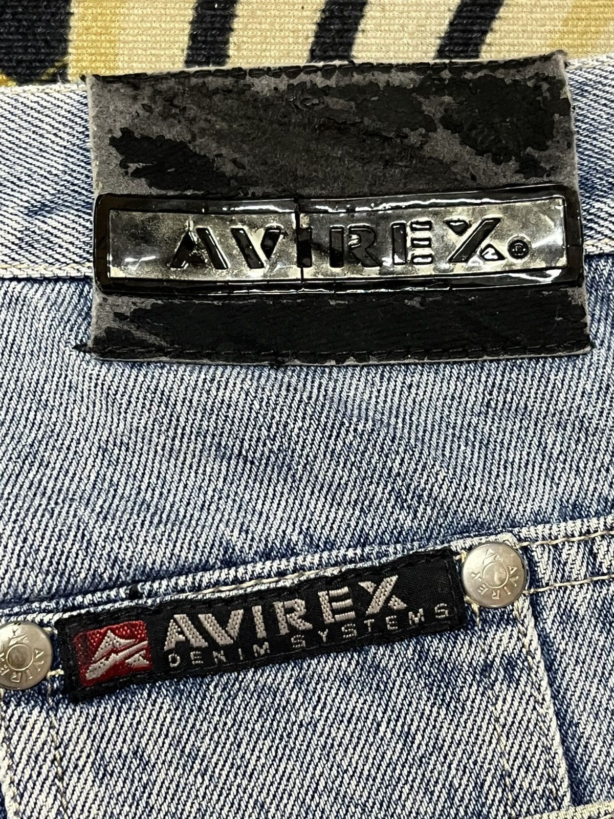 Avirex Vintage Avirex System Faded Wide Leg Denim Size US 30 / EU 46 - 9 Thumbnail