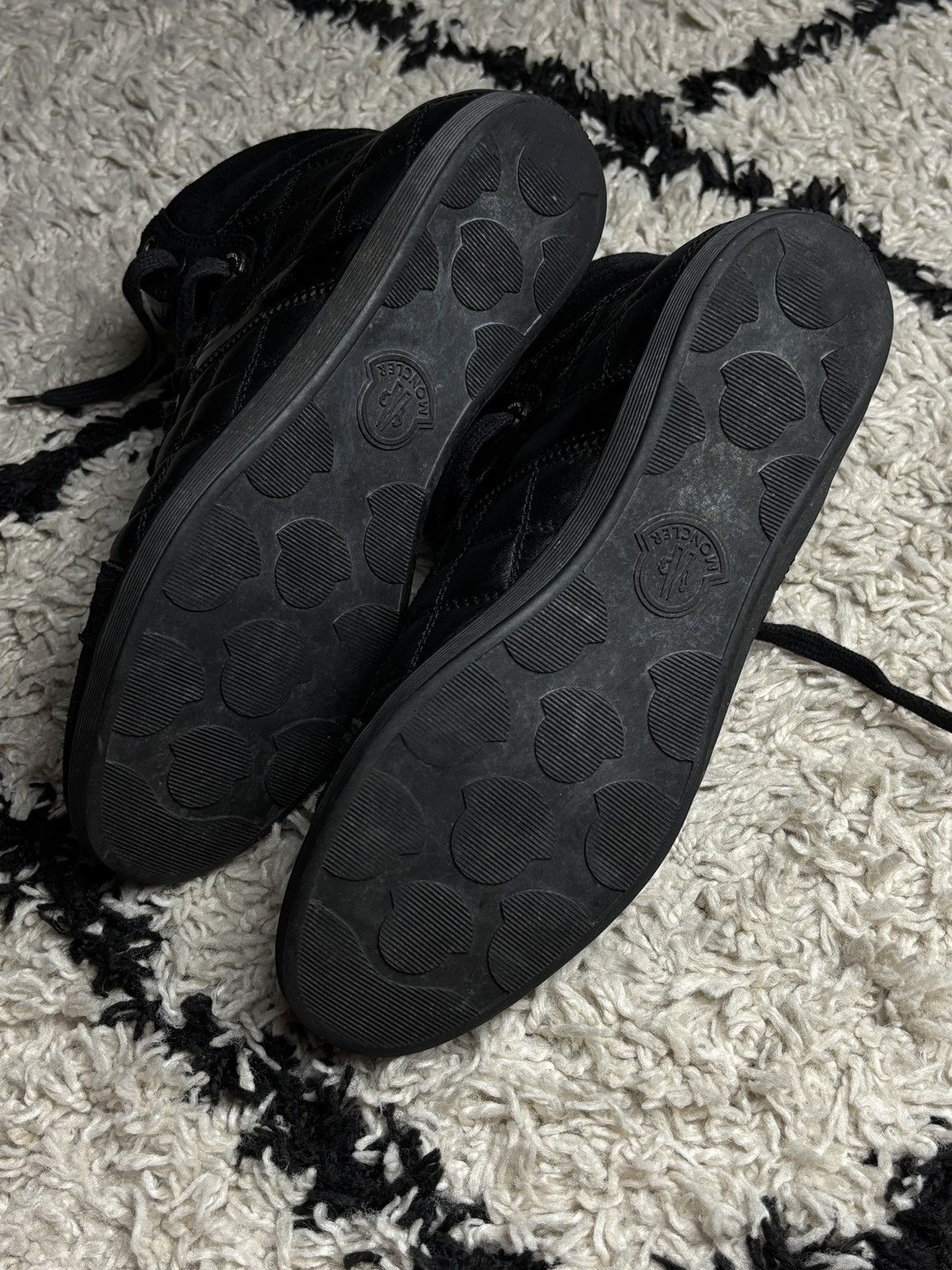 Moncler Moncler High Top Quilted Leather Shoes Sneakers Boots Size US 8 / IT 38 - 9 Thumbnail