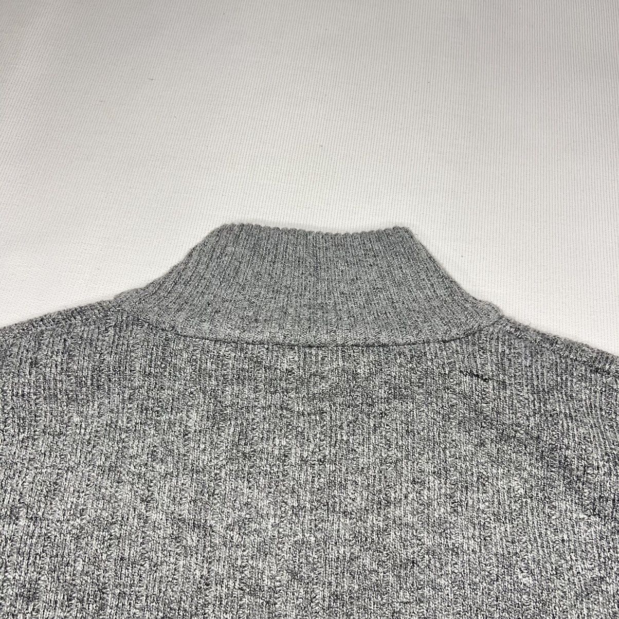 Other VTG US Icon Sweater Vest Grey Cable Knit Full Zip Patch Y2K Size US L / EU 52-54 / 3 - 13 Thumbnail